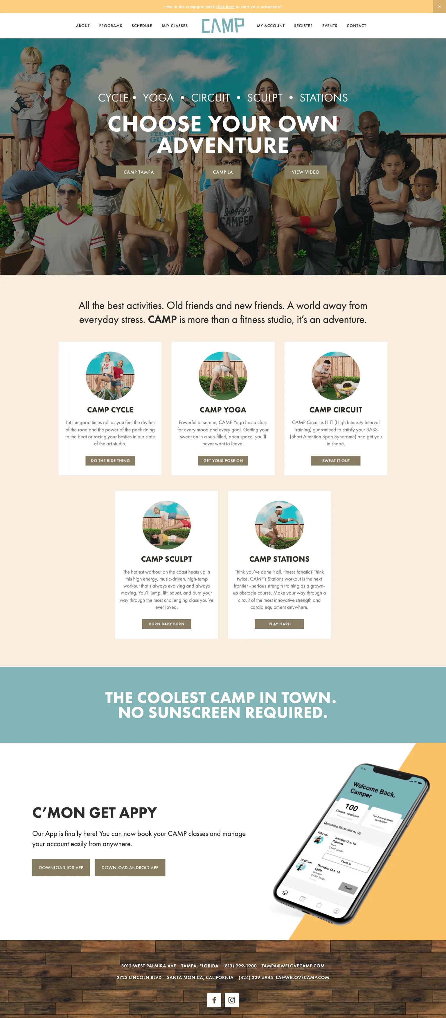 Camp Tampa screenshot