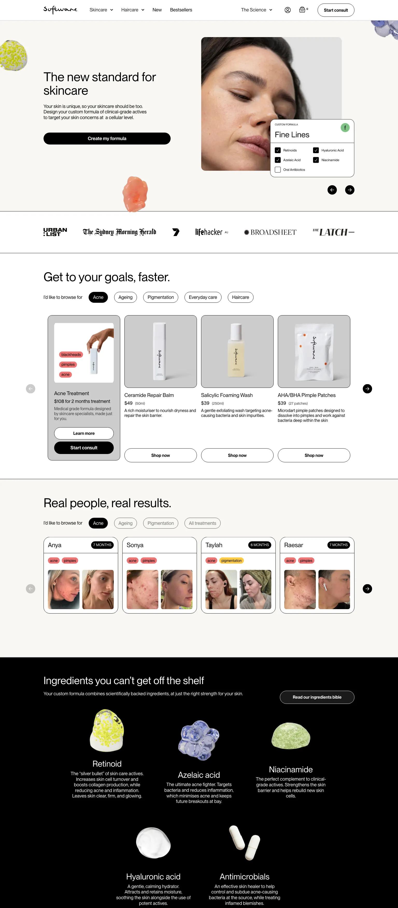 Skin Software screenshot