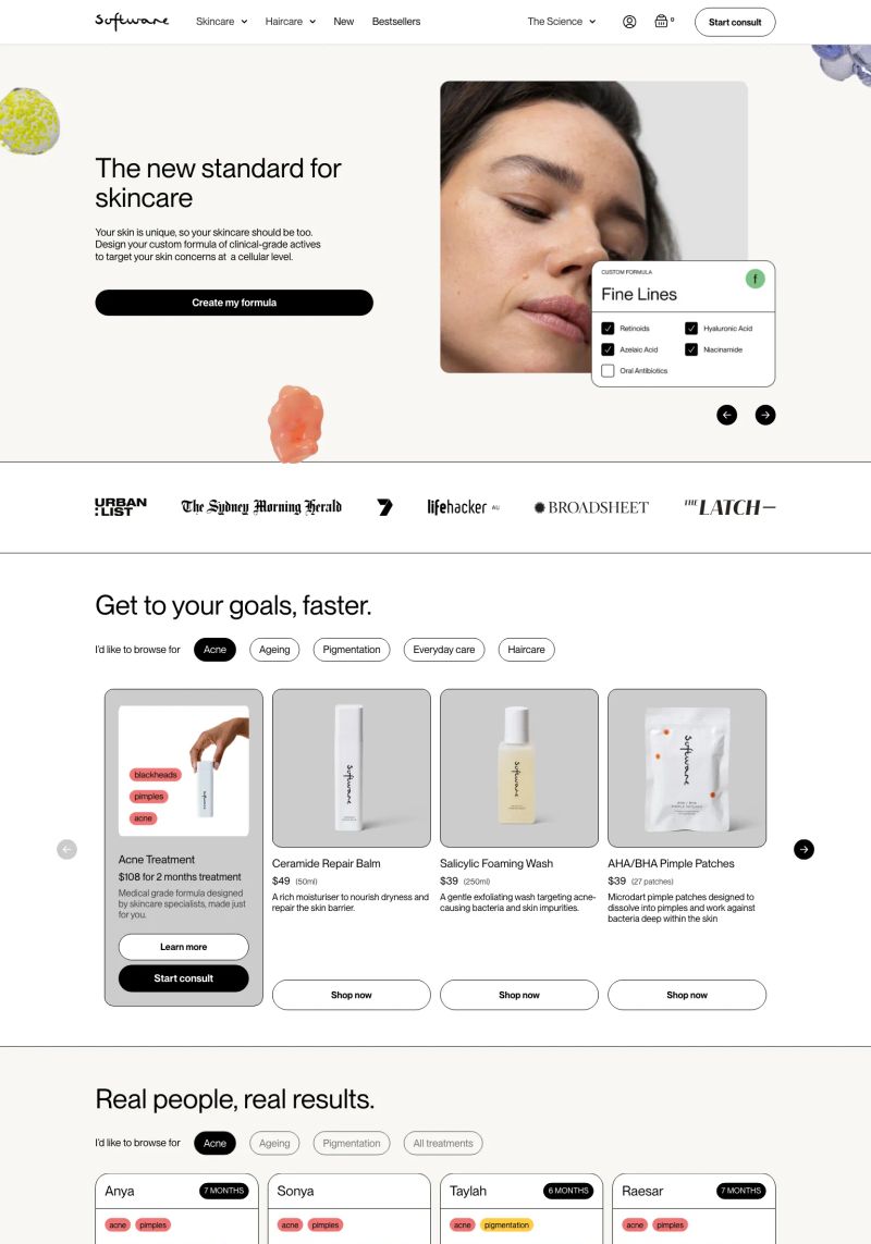 Skin Software screenshot