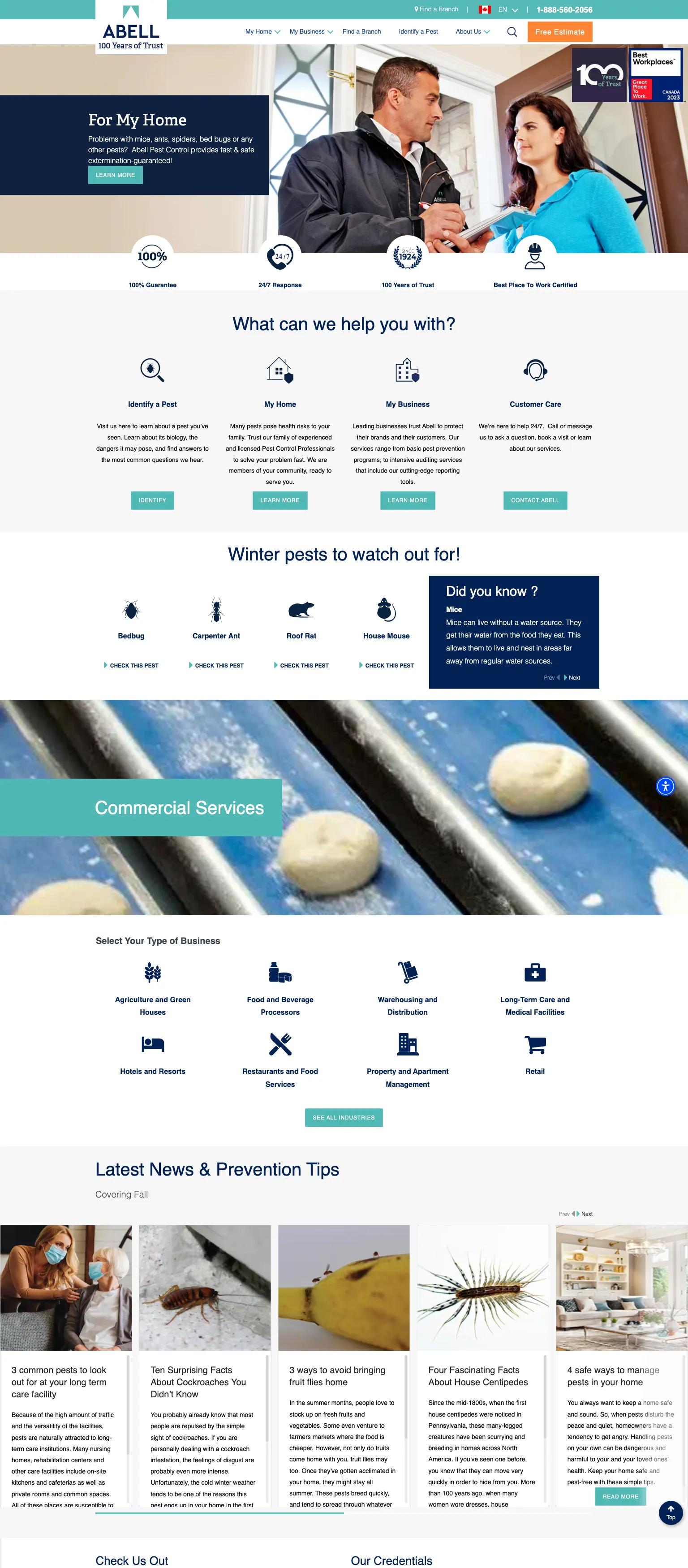 Abell Pest Control screenshot