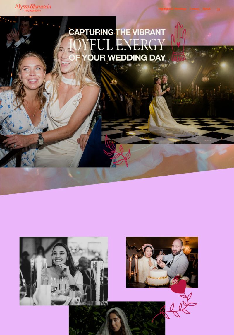 Alyssa Blumstein Weddings screenshot