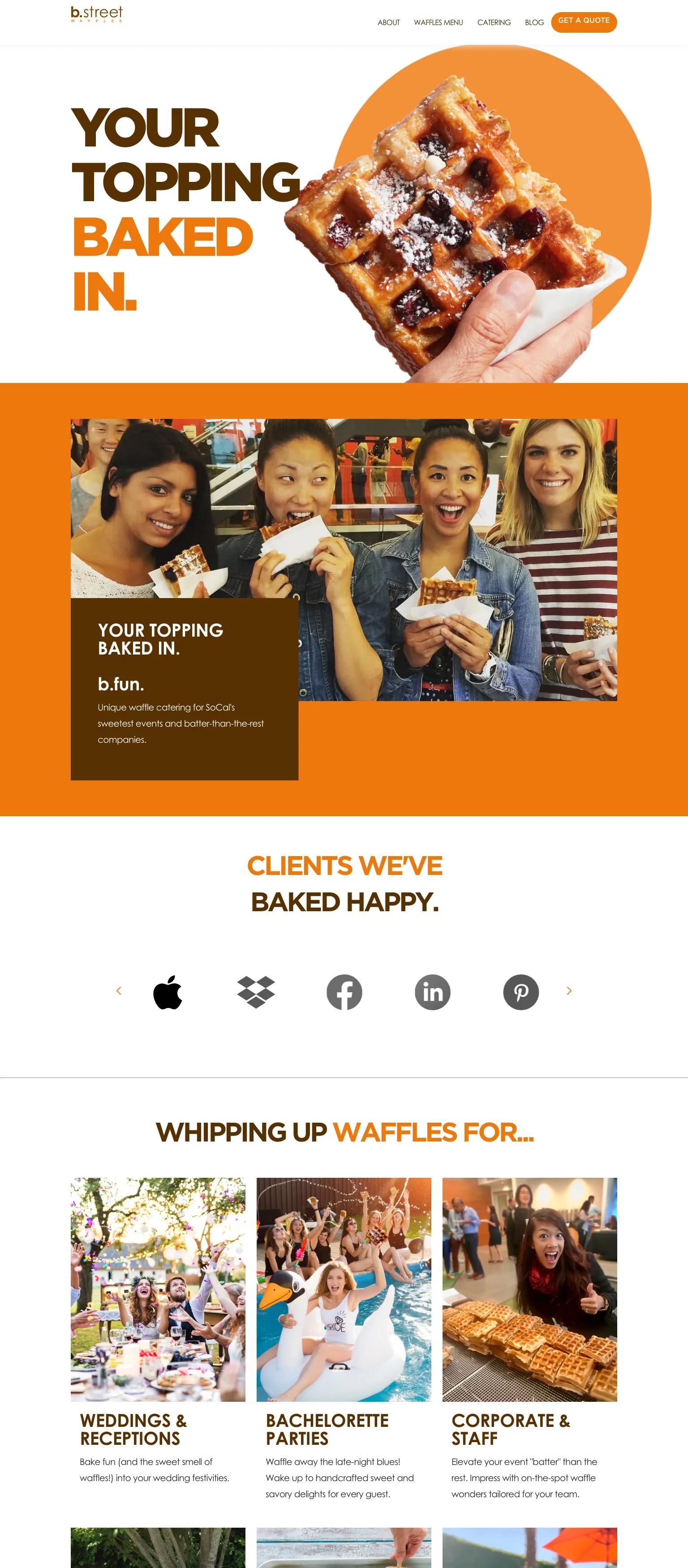 B Street Waffles screenshot