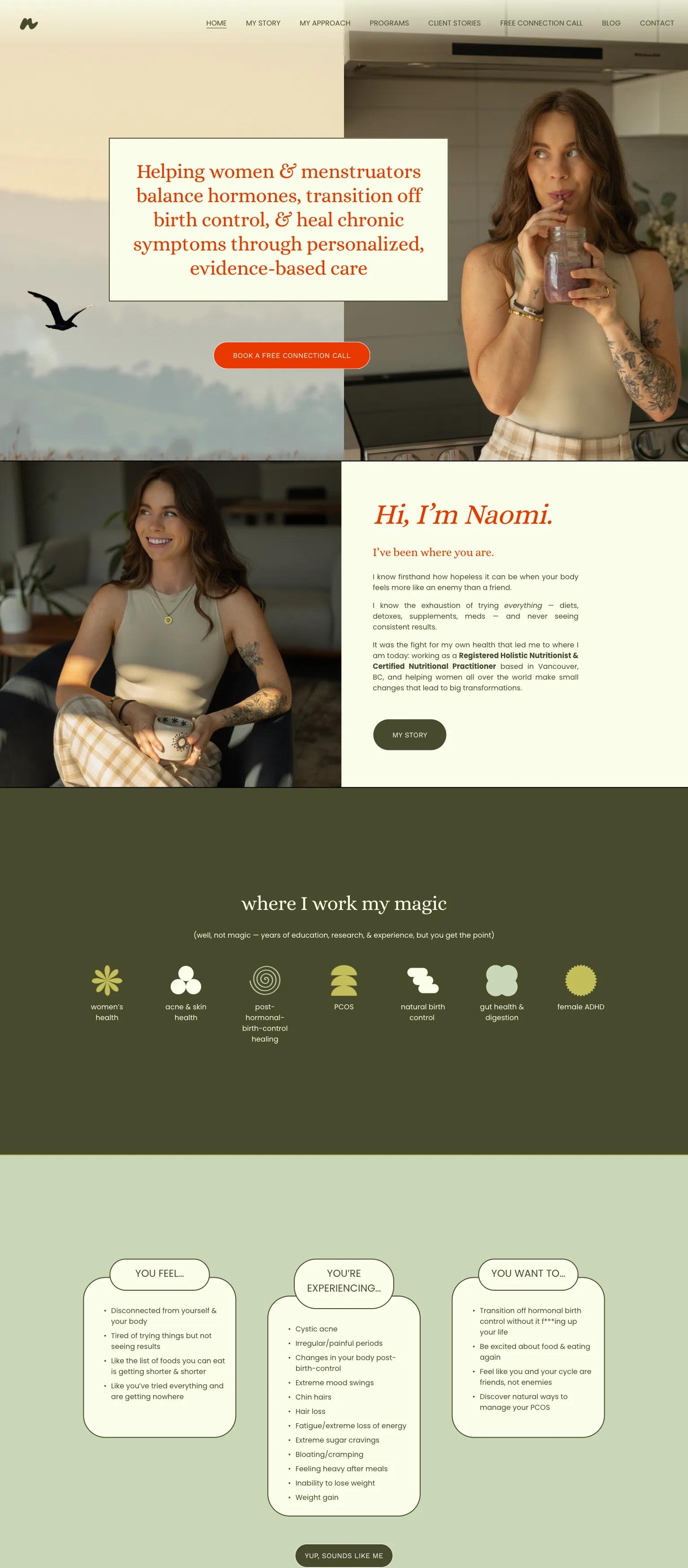 Naomi the Nutritionist screenshot