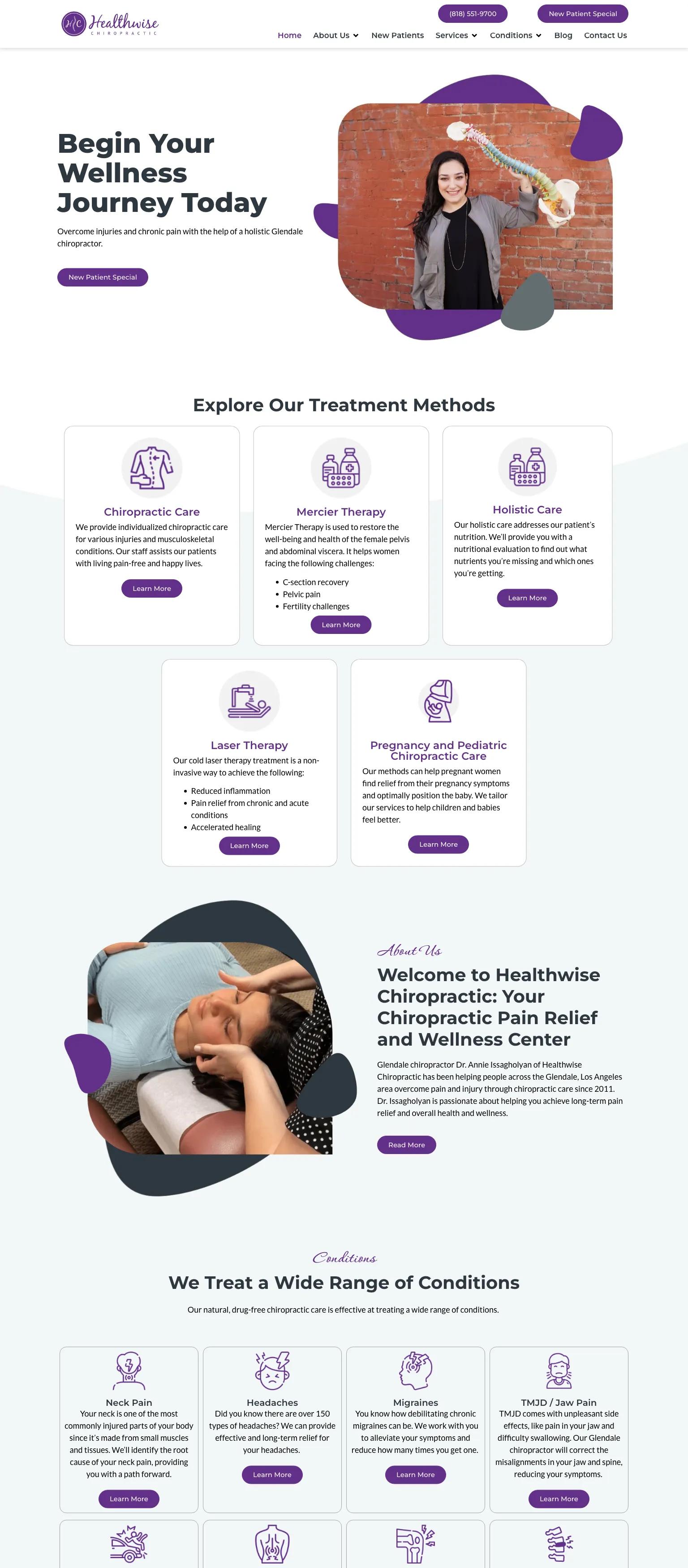 Health Wise Chiropractic screenshot