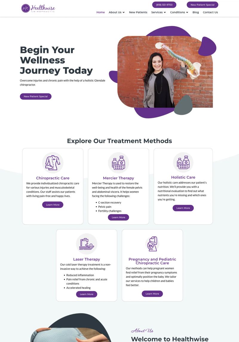 Health Wise Chiropractic screenshot