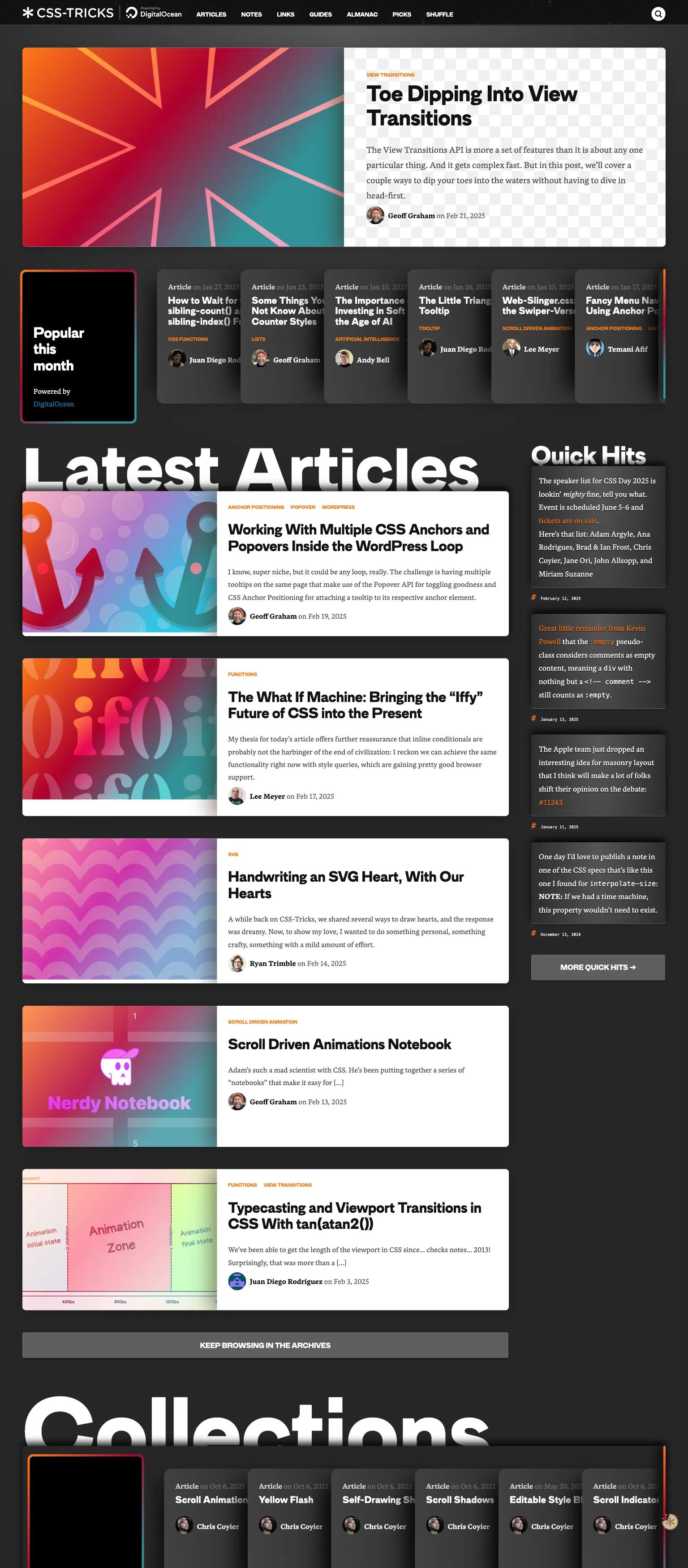 CSS-Tricks screenshot