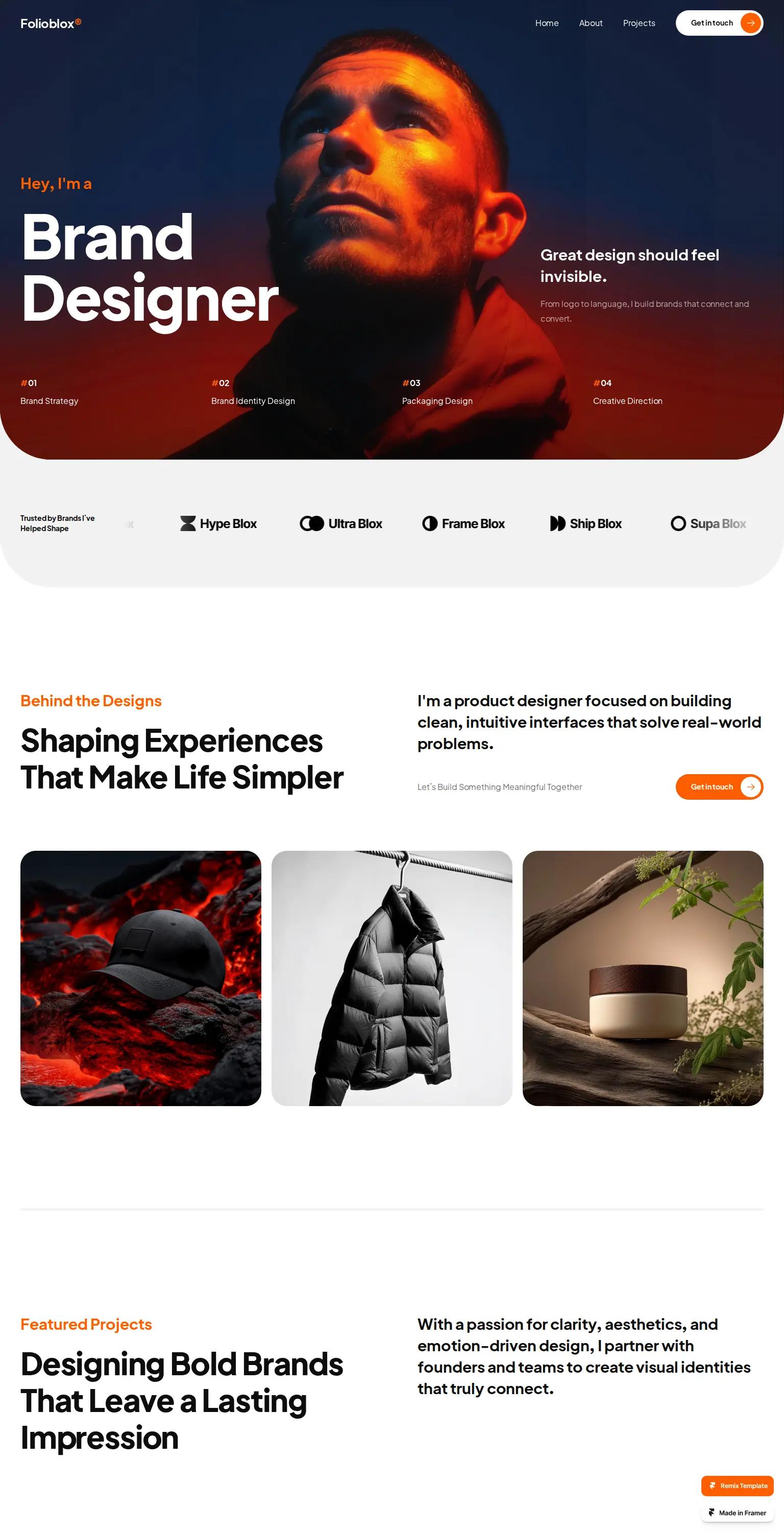 Folioblox screenshot