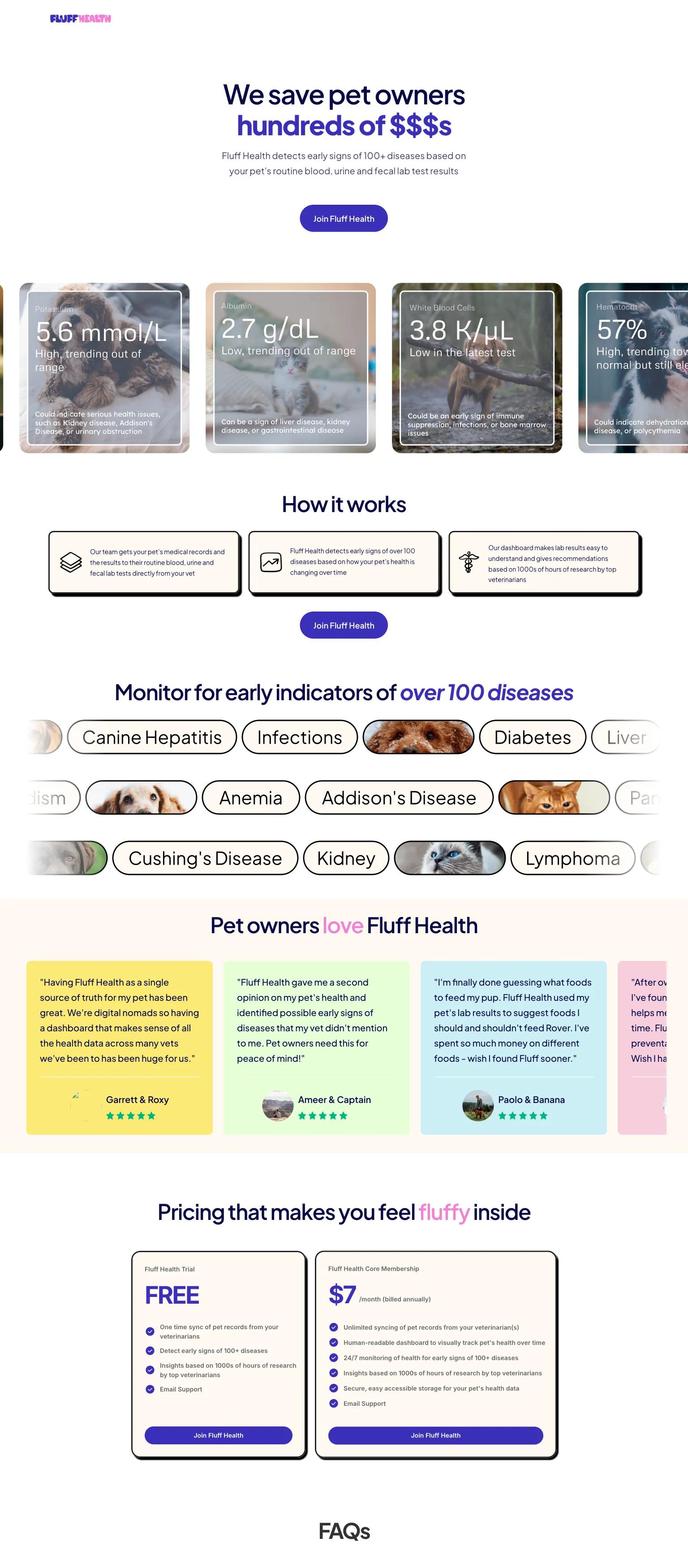 Fluff Health screenshot