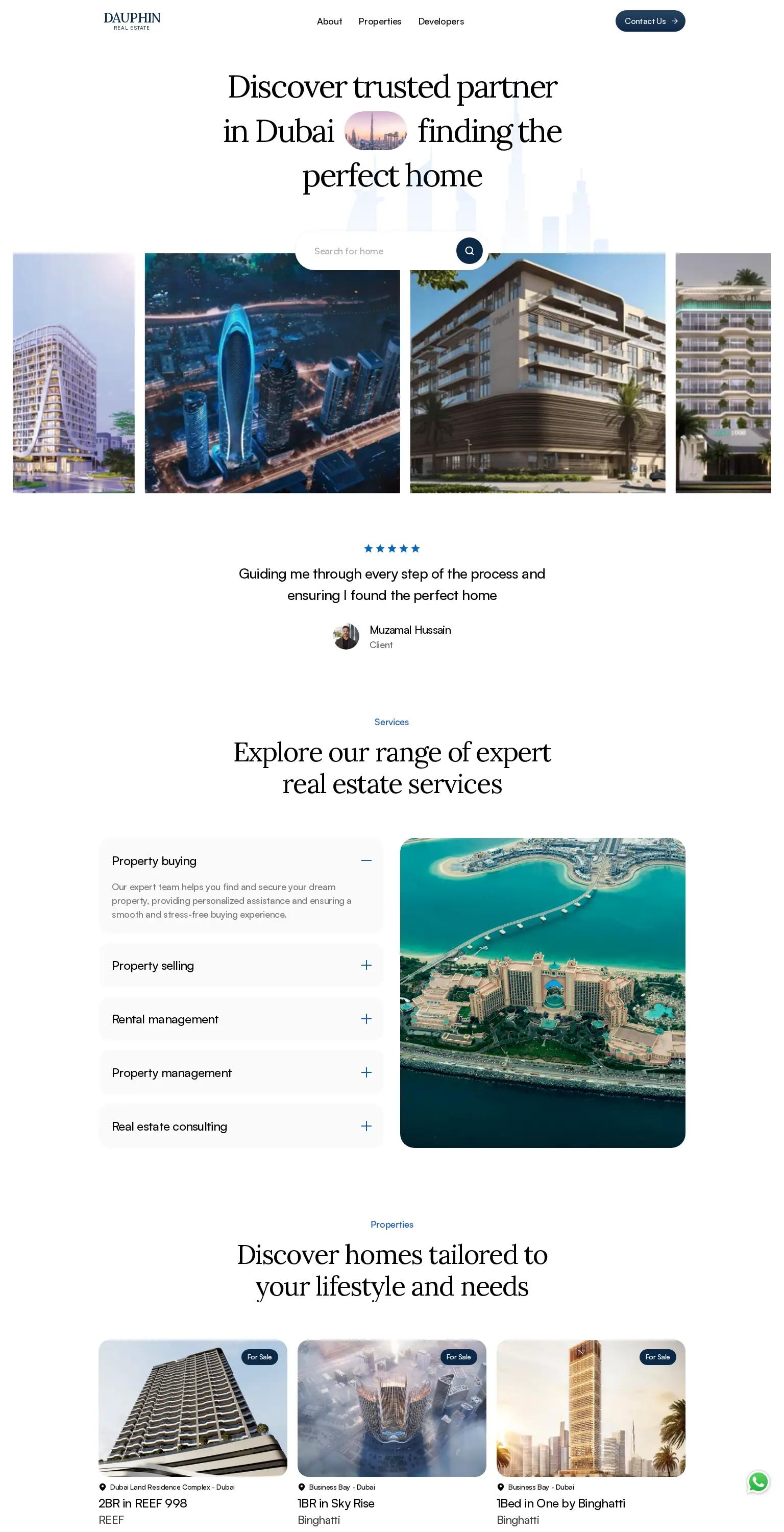 Dauphin Real Estate screenshot