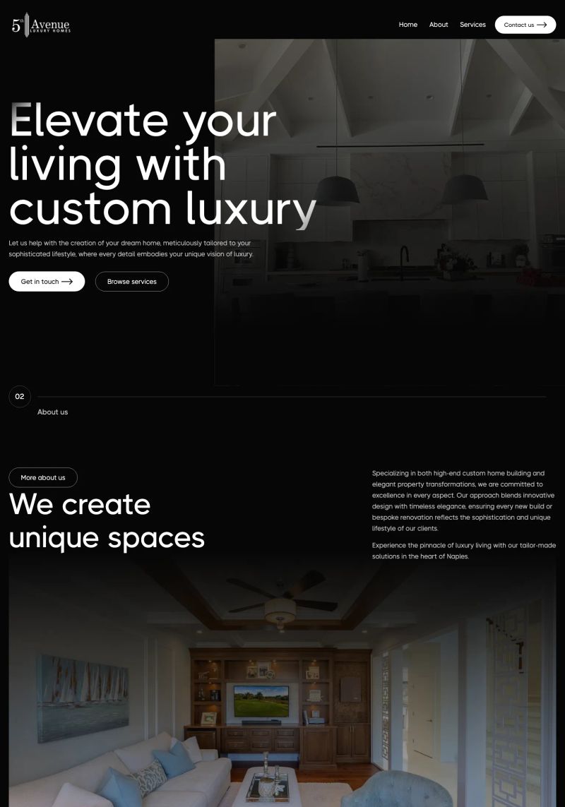 5th Avenue Luxury Homes screenshot
