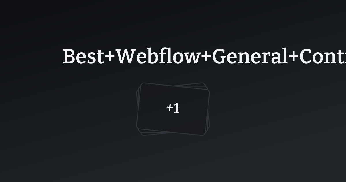 Best Webflow General Contractor Websites with count