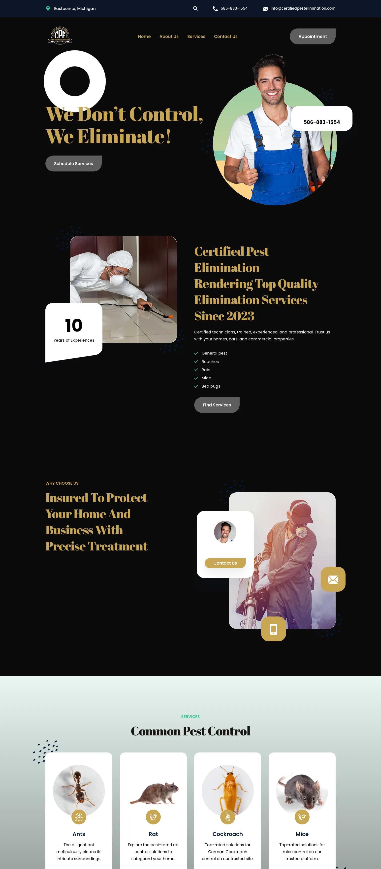 Certified Pest Elimination screenshot