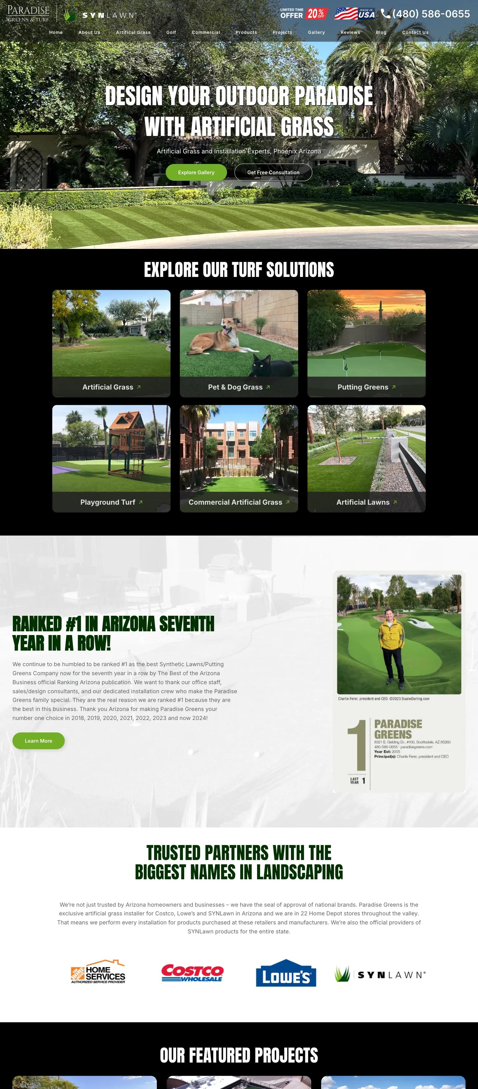 Paradise Greens screenshot