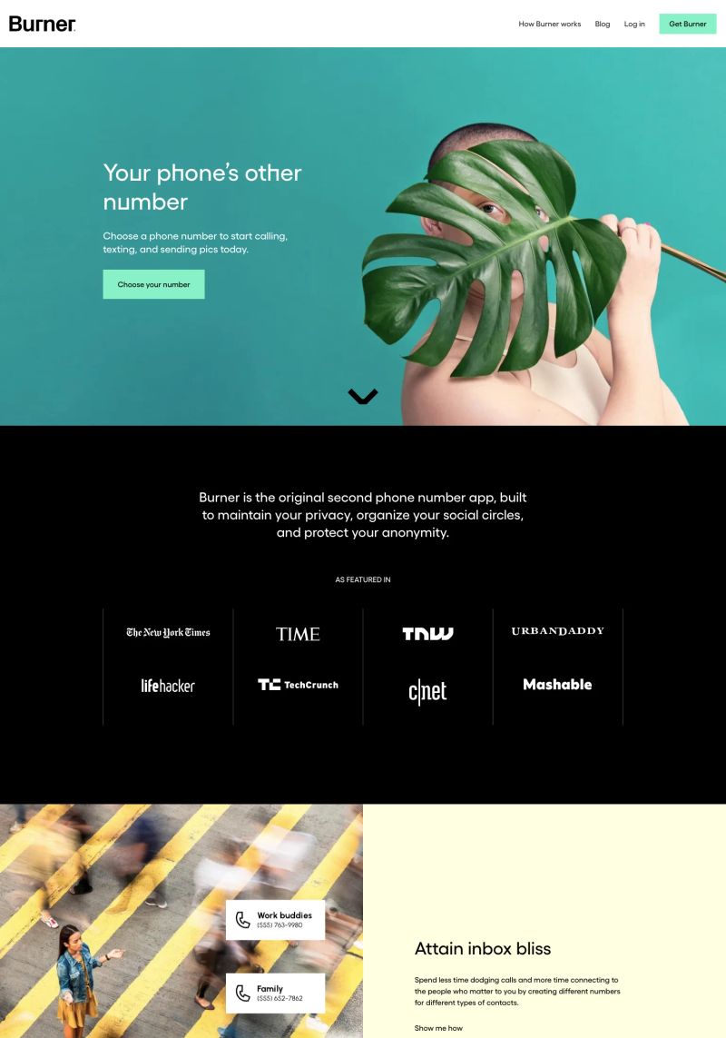 Burner screenshot