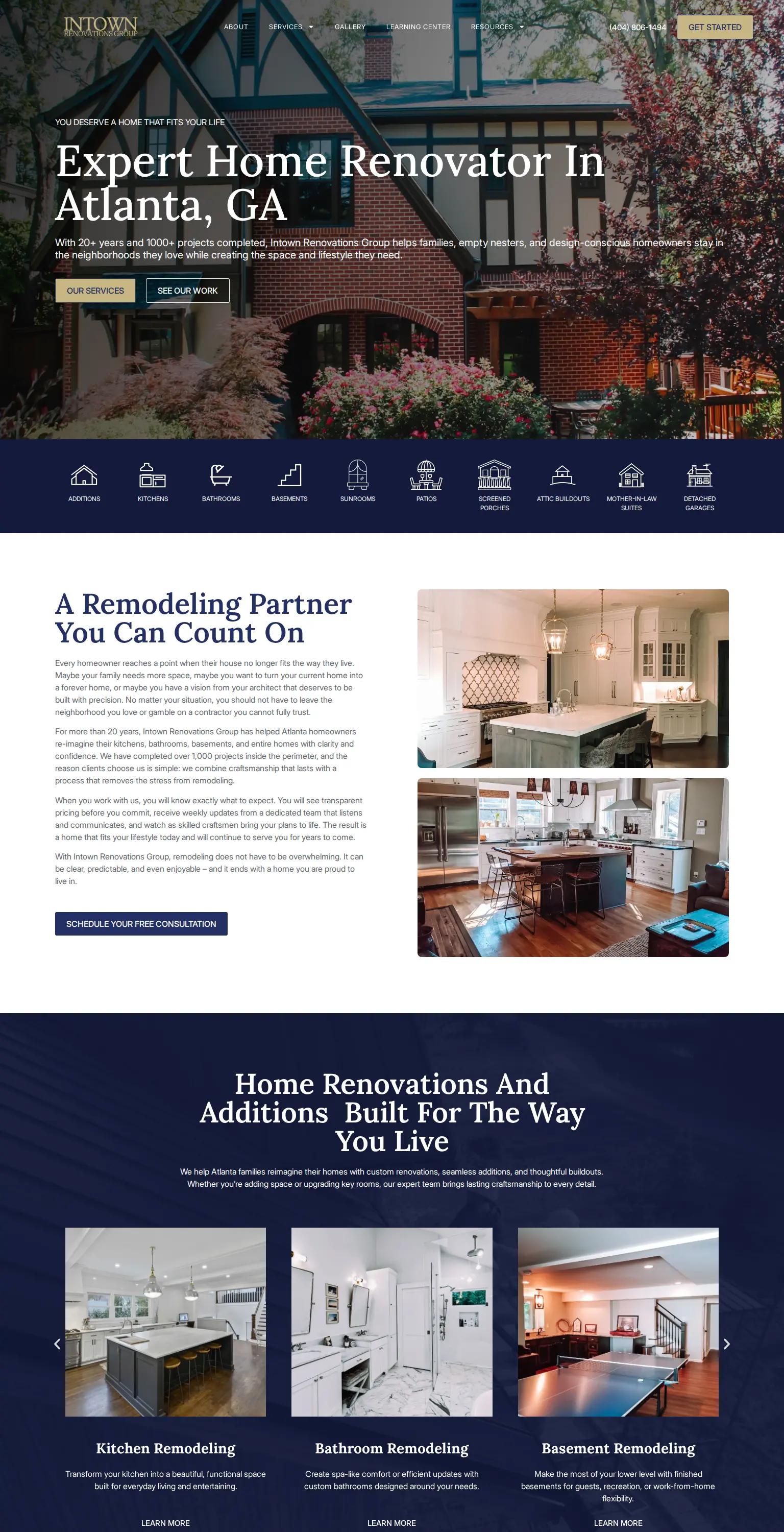 Intown Renovations Group screenshot