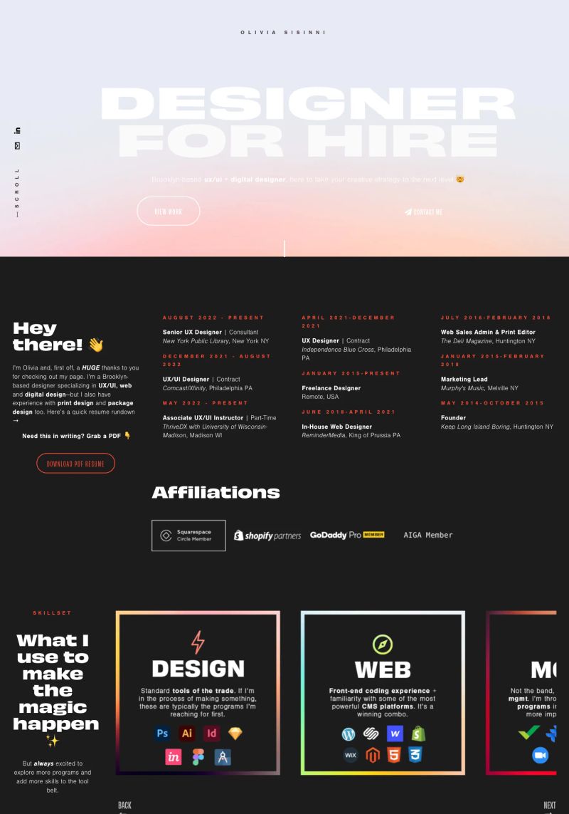 Olivia Sisinni screenshot