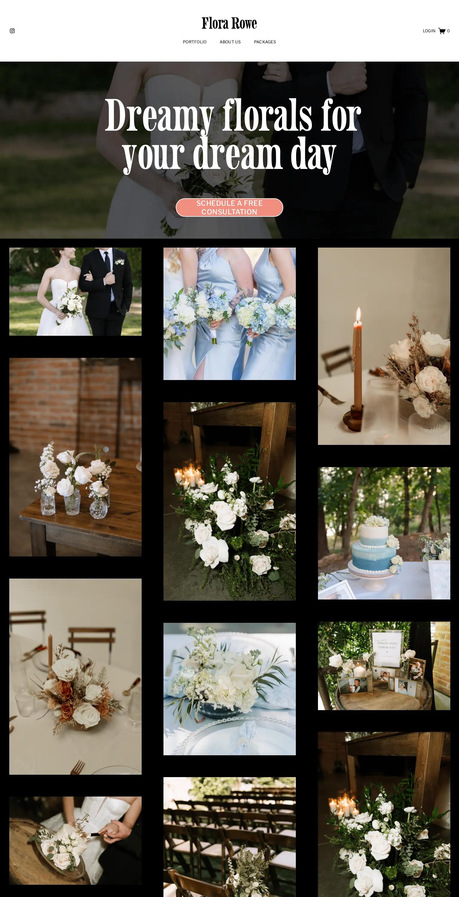 Flora Rowe Design screenshot