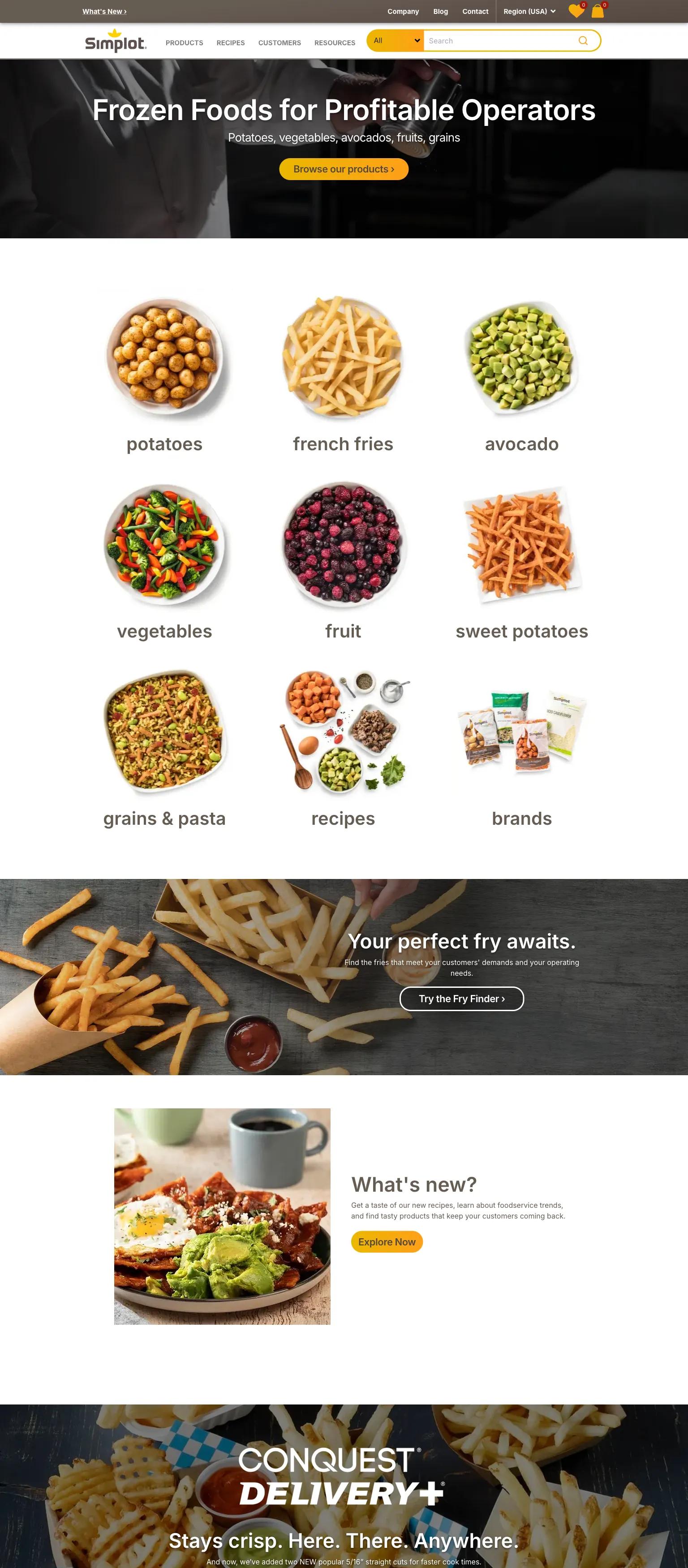 Simplot Foods screenshot