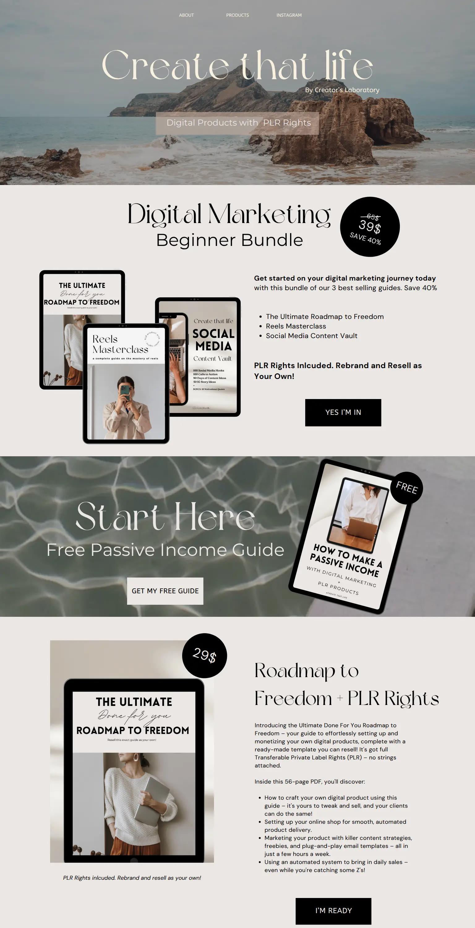 Create that life screenshot