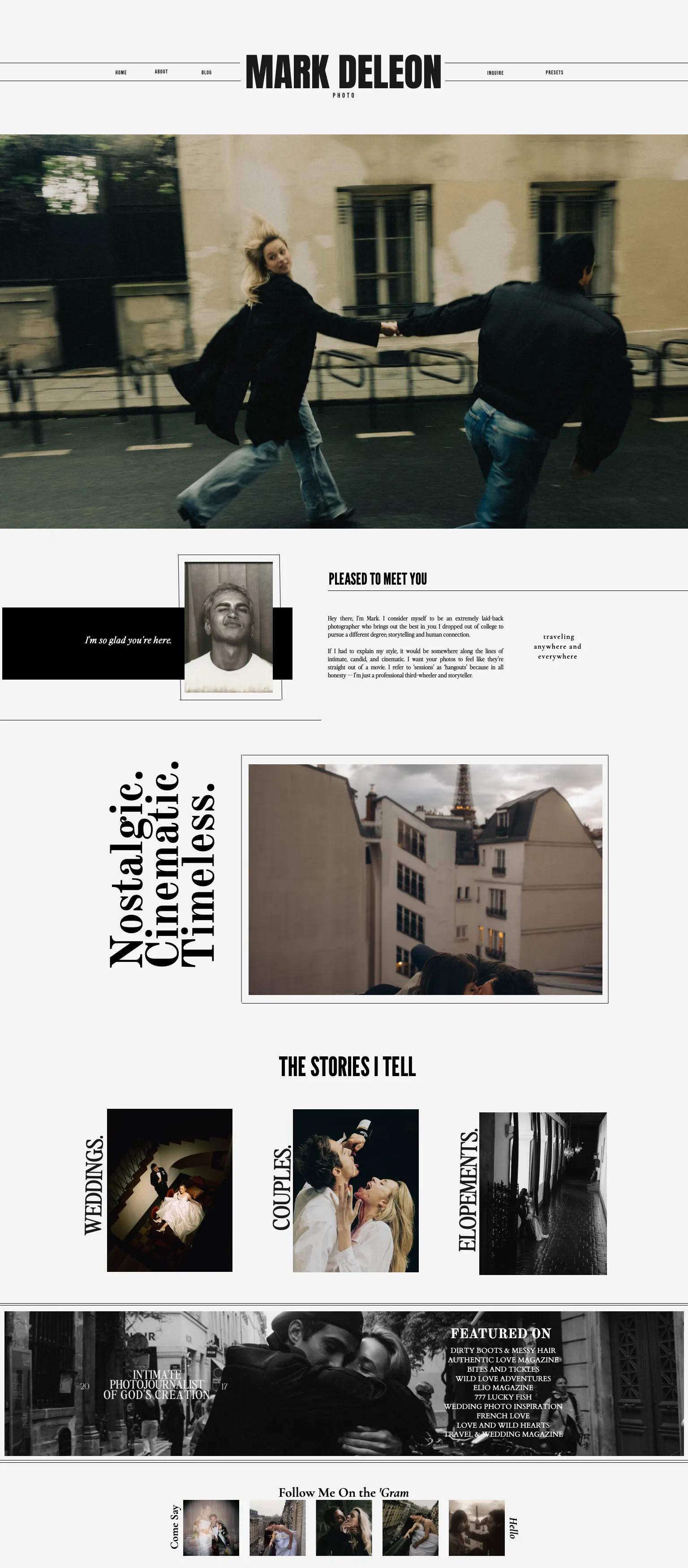 Mark DeLeon Photography screenshot