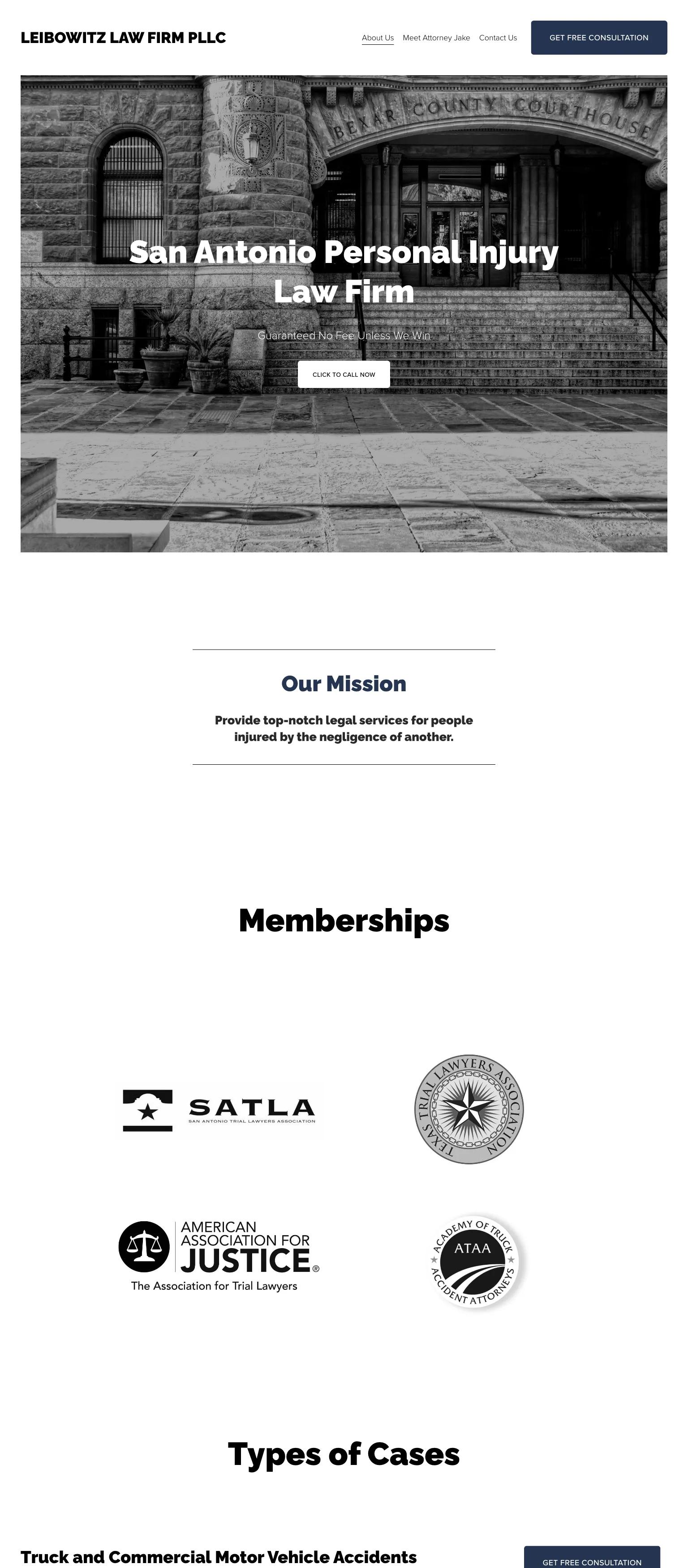 Leibowitz Law Firm PLLC screenshot