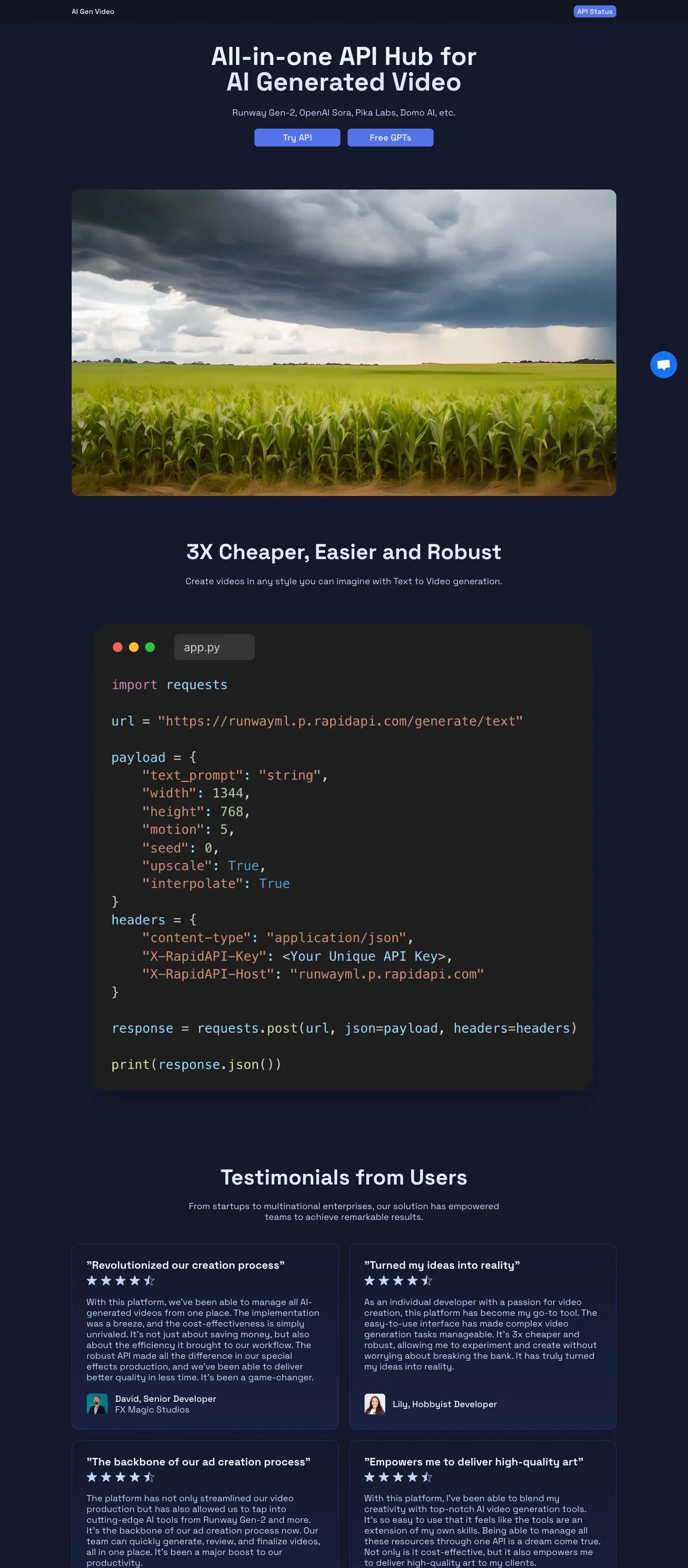 AI Gen Video screenshot
