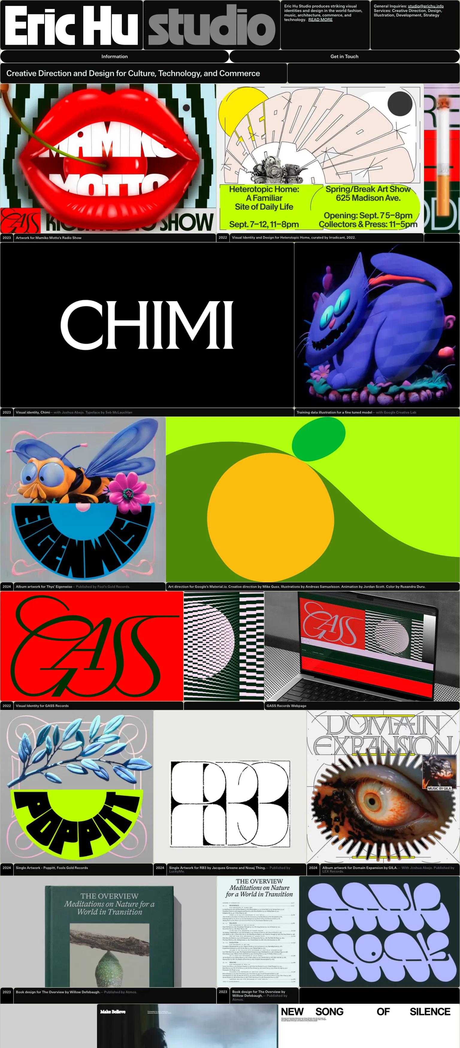 Eric Hu Studio screenshot