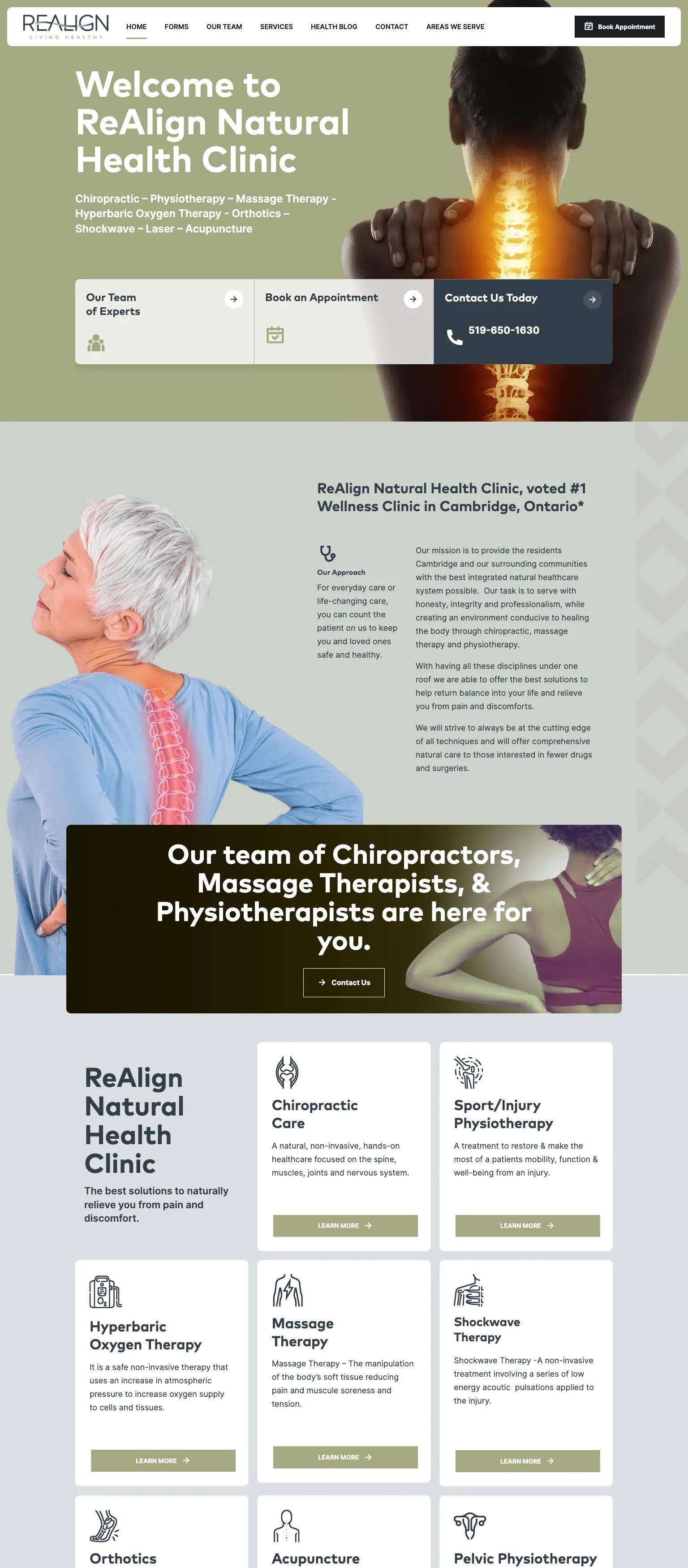 ReAlign Natural Health Clinic screenshot