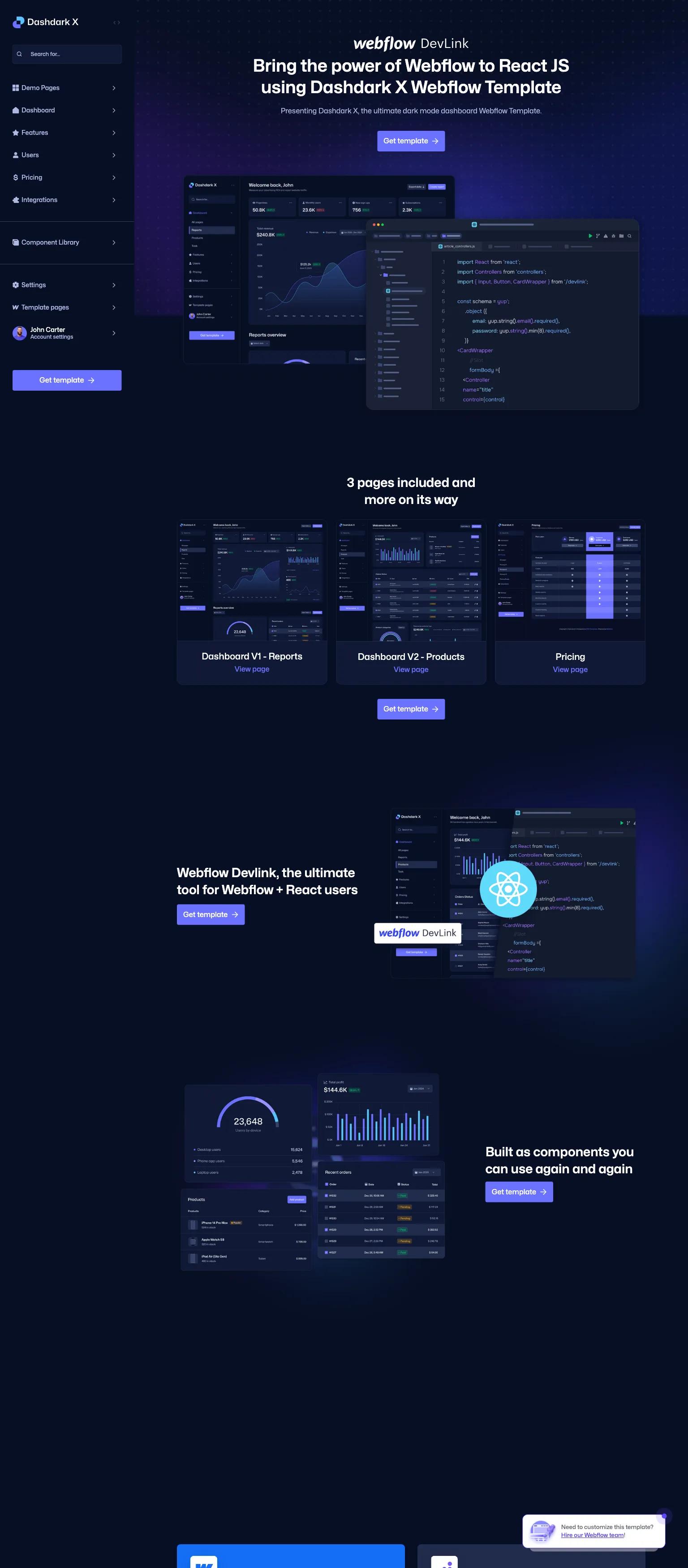 Dashdark X screenshot