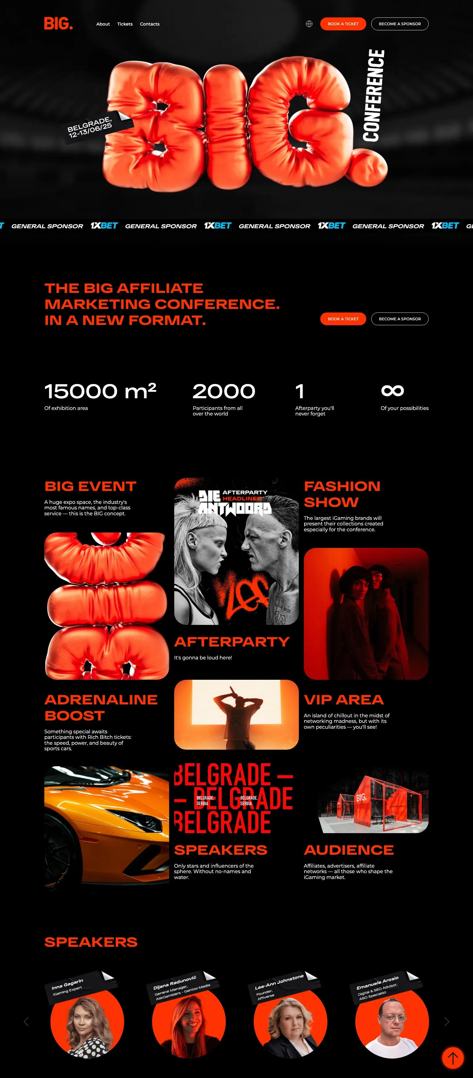 The Big Affiliate Marketing Conference screenshot