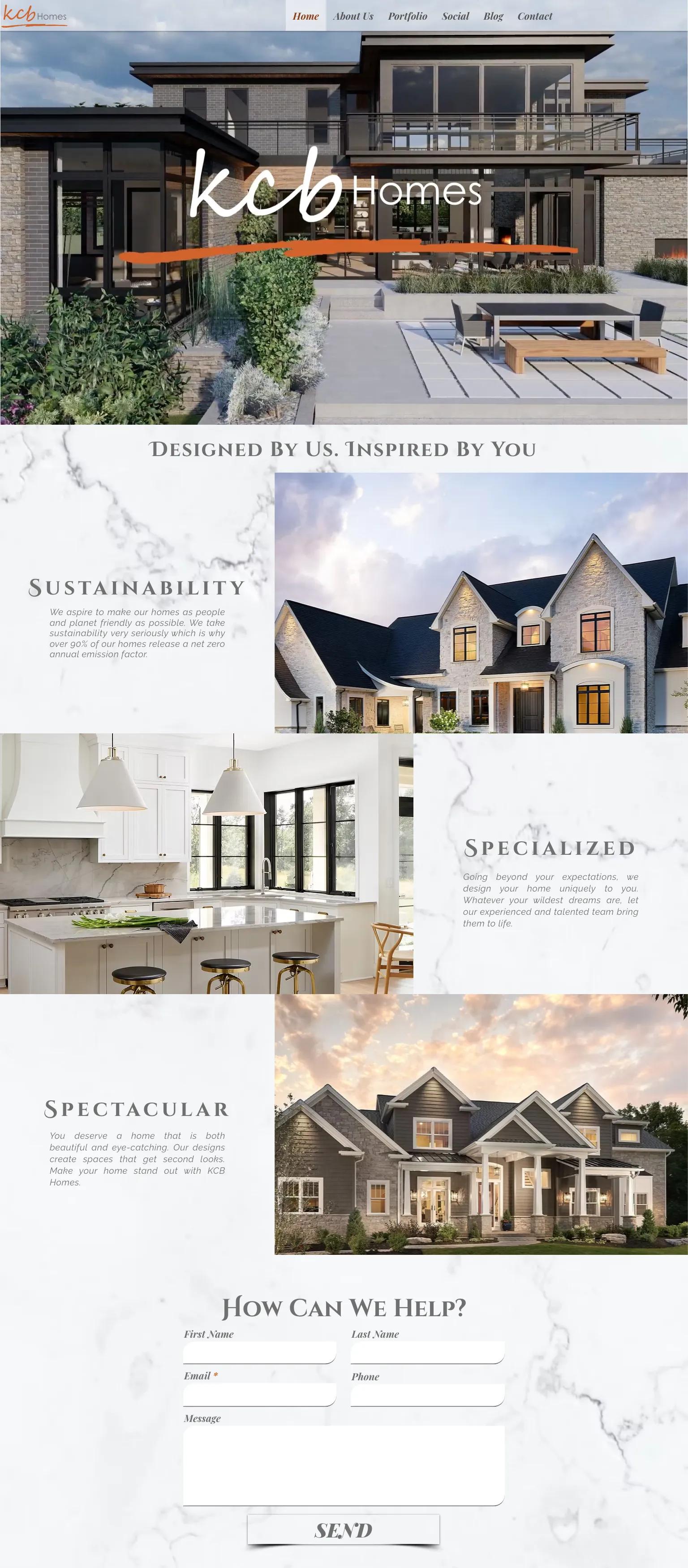 KCB Homes screenshot