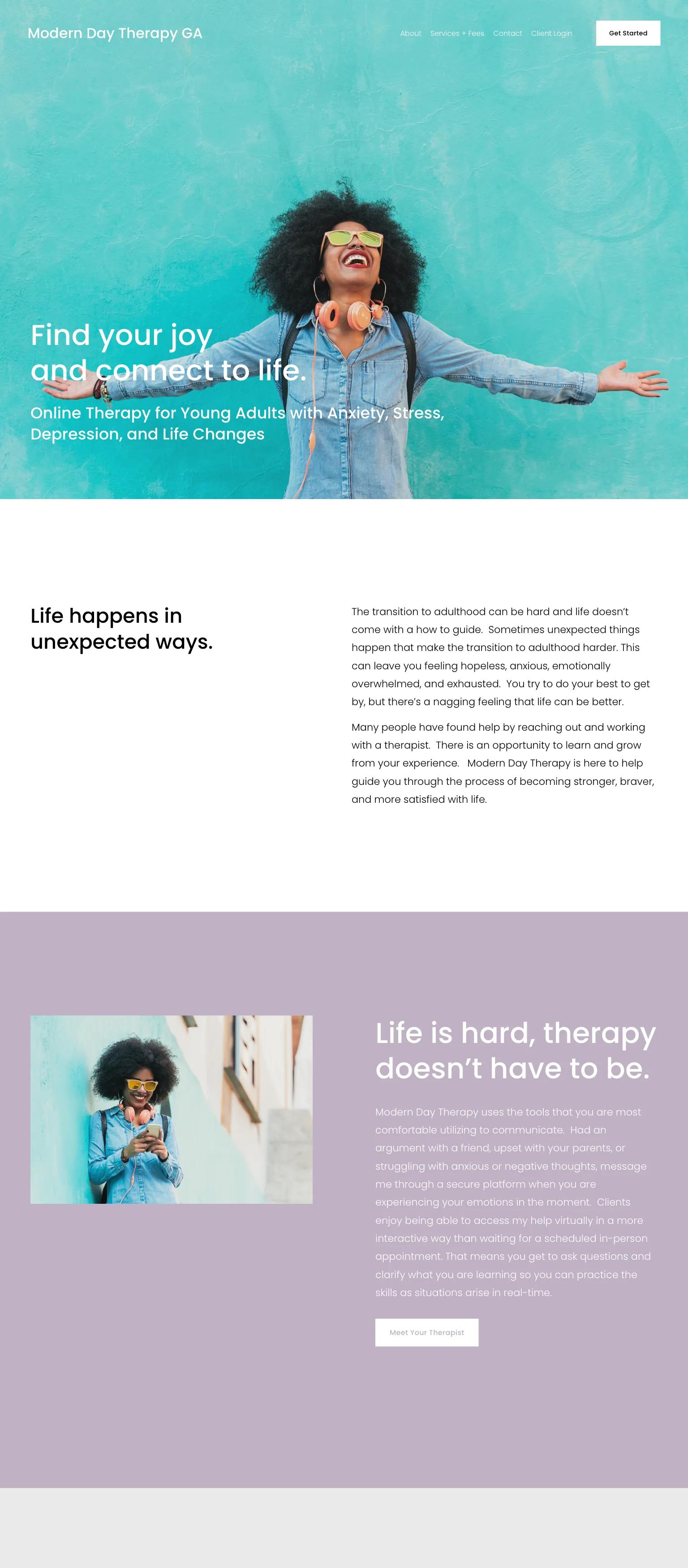 Modern Day Therapy GA screenshot