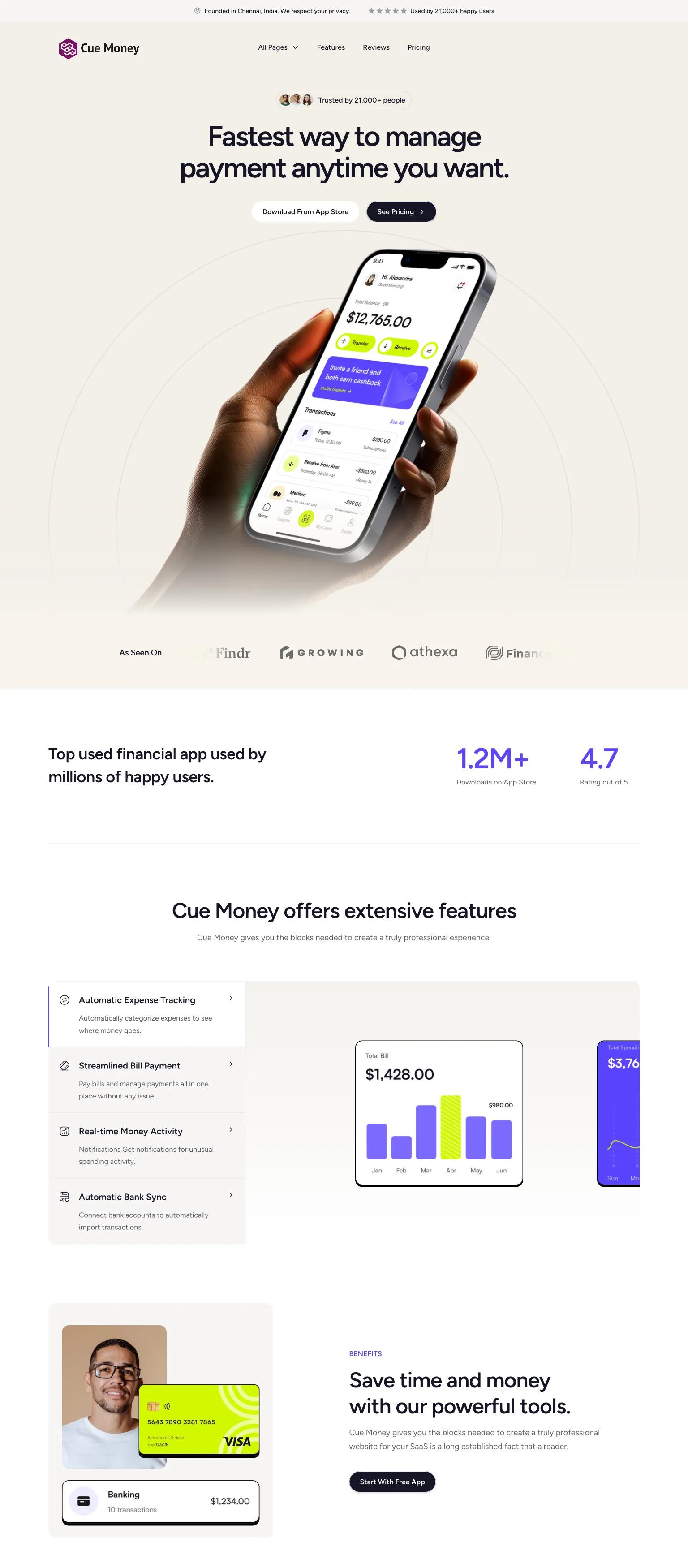 Cue Money screenshot