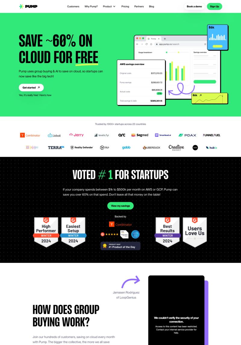 Pump screenshot