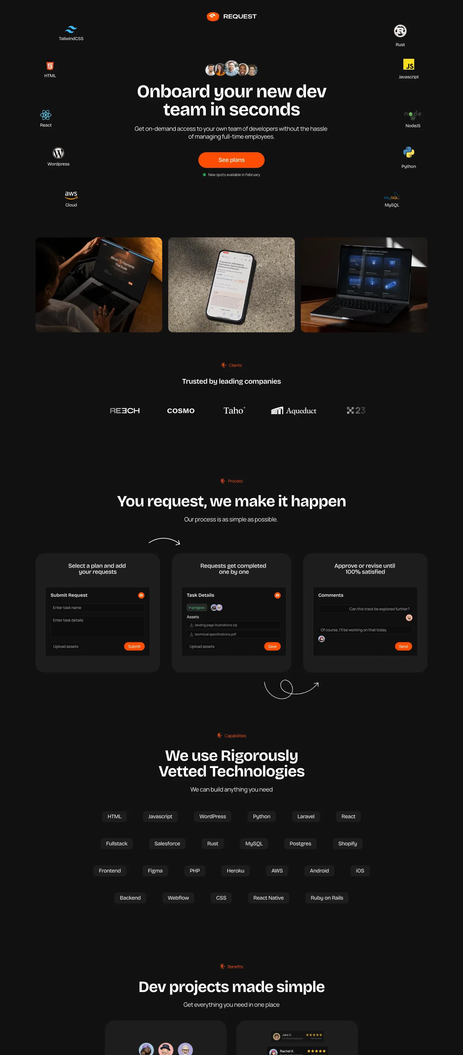 Devs On Request screenshot