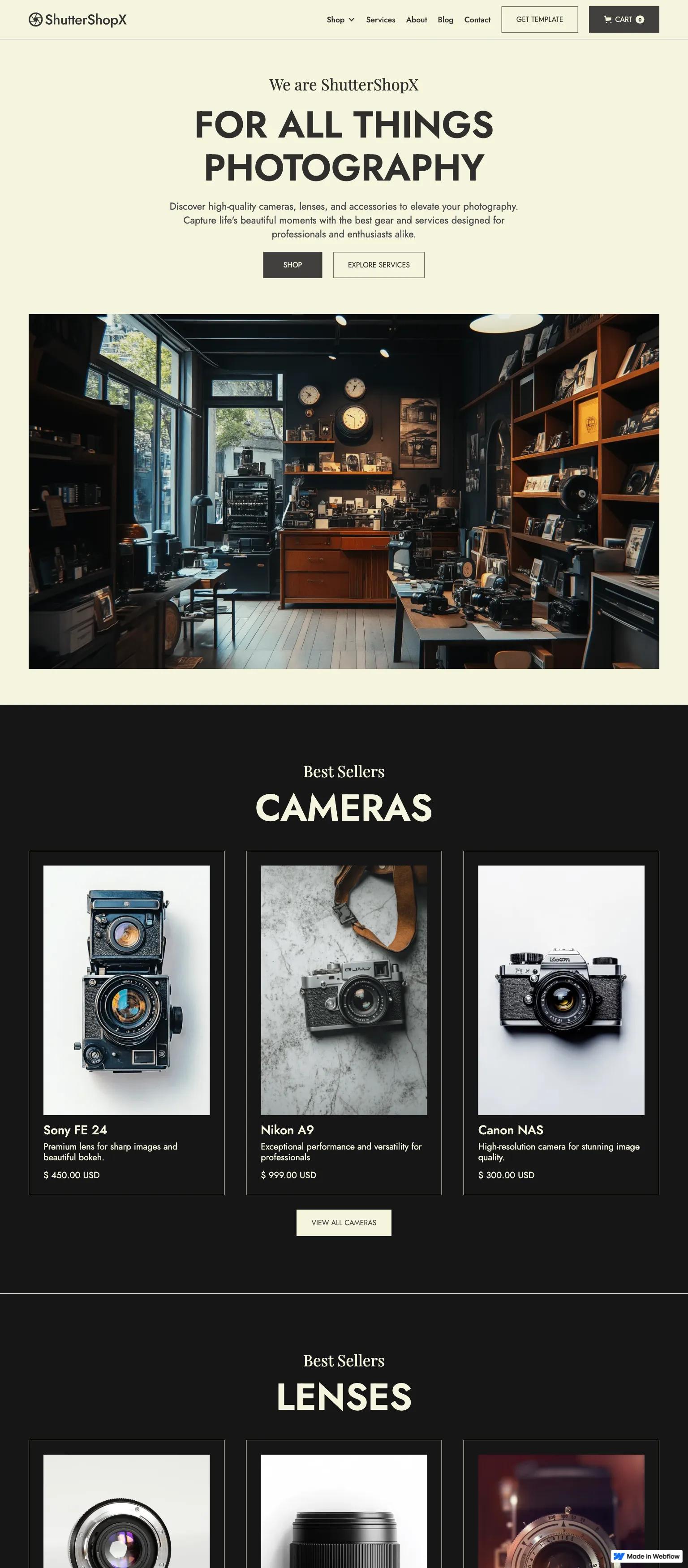 ShutterShopX screenshot