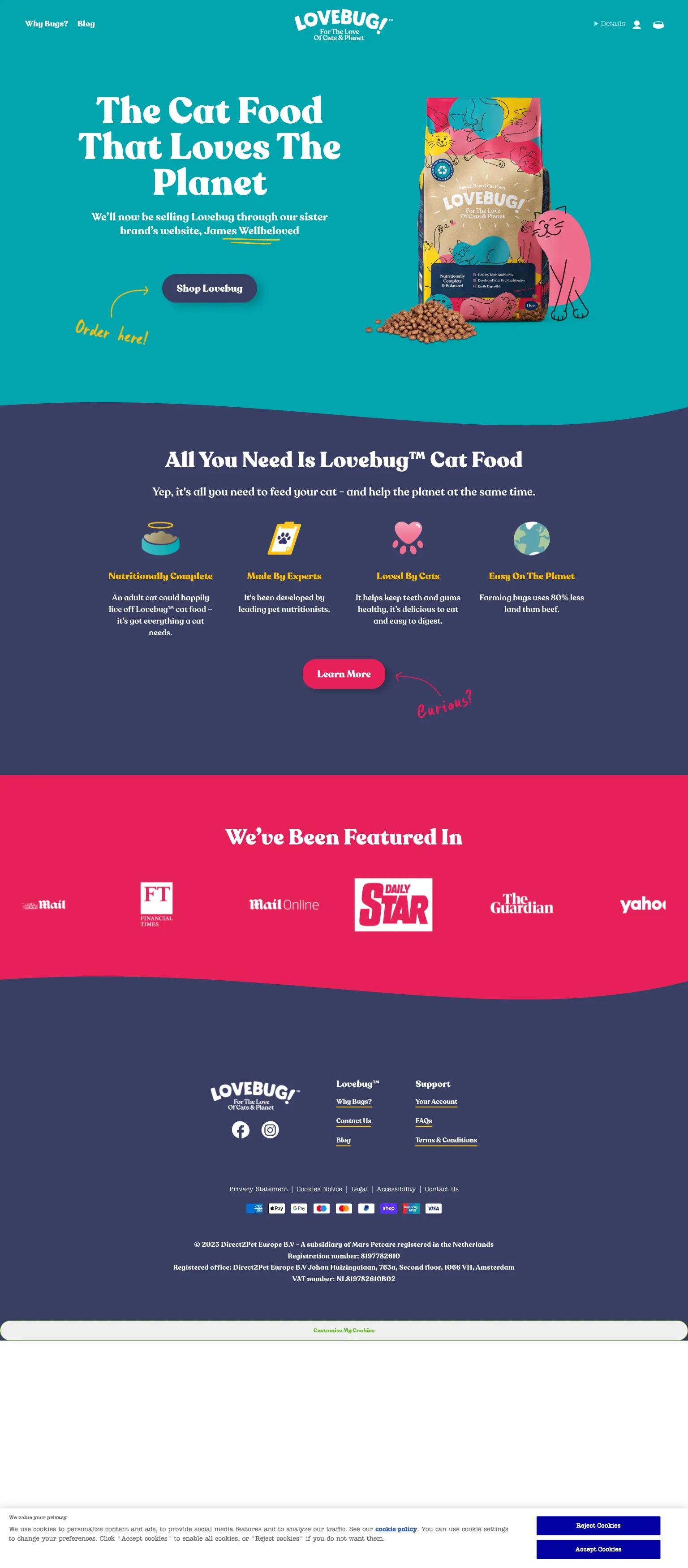 Lovebug Pet Food screenshot