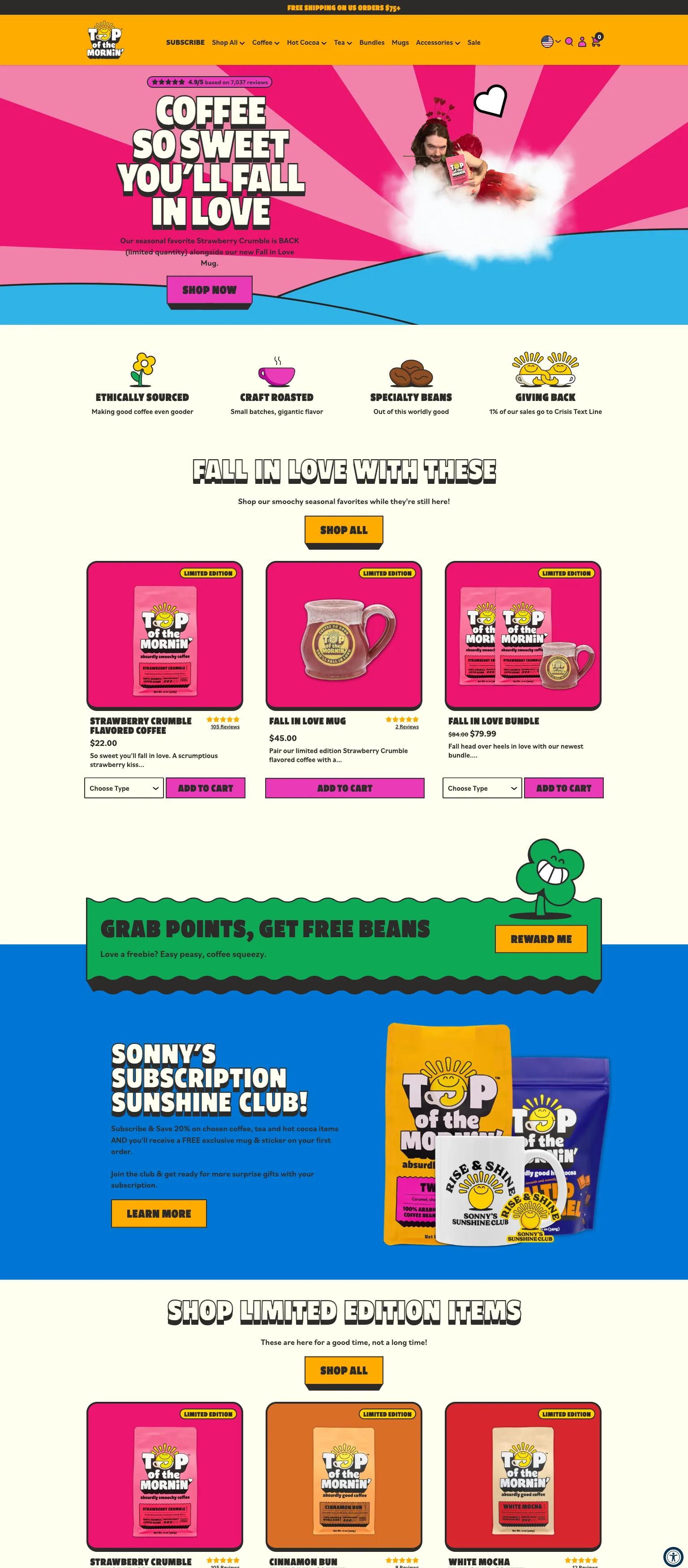 Top Of The Mornin' Coffee screenshot