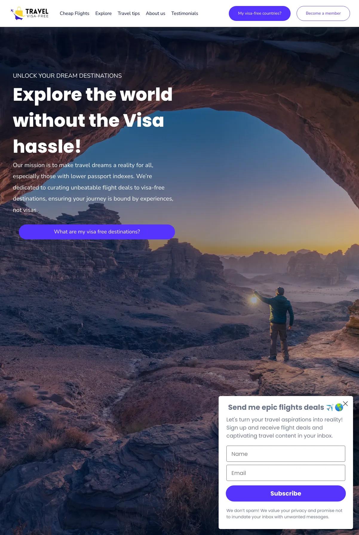 Travel Visa Free screenshot