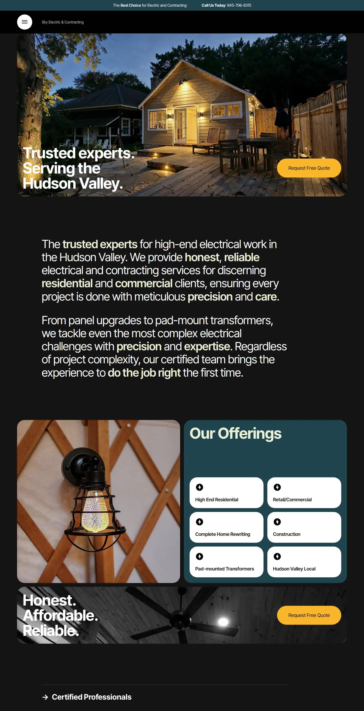 Sky Electric & Contracting screenshot