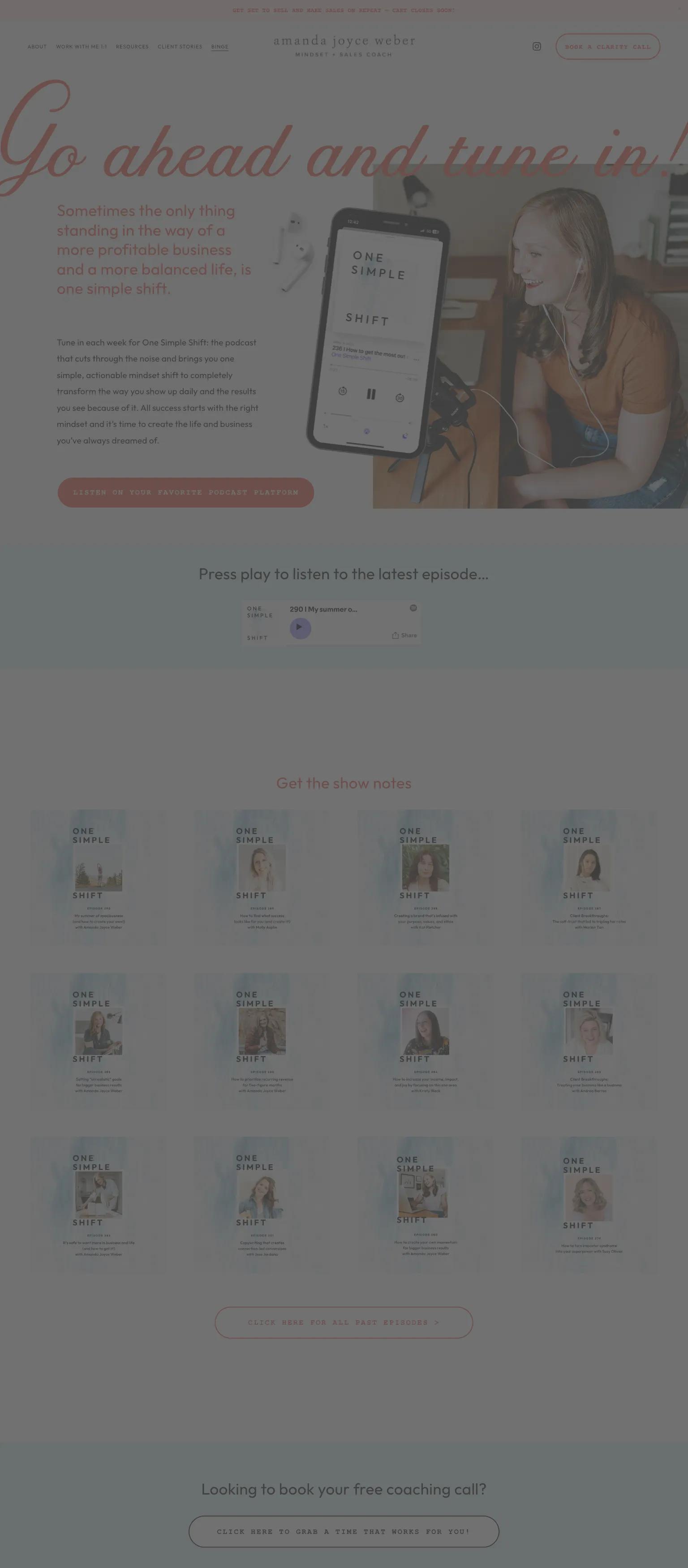 One Simple Shift screenshot