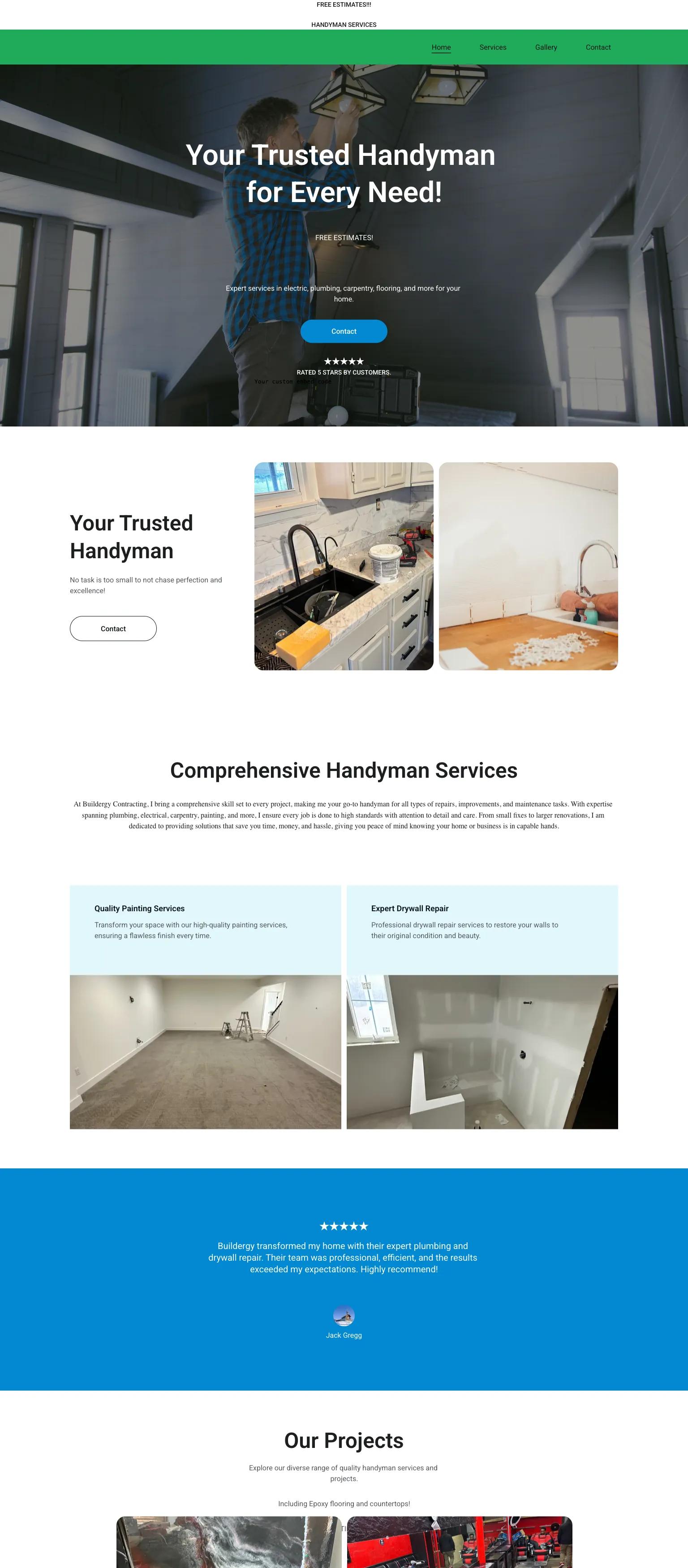 Buildergy Contracting screenshot