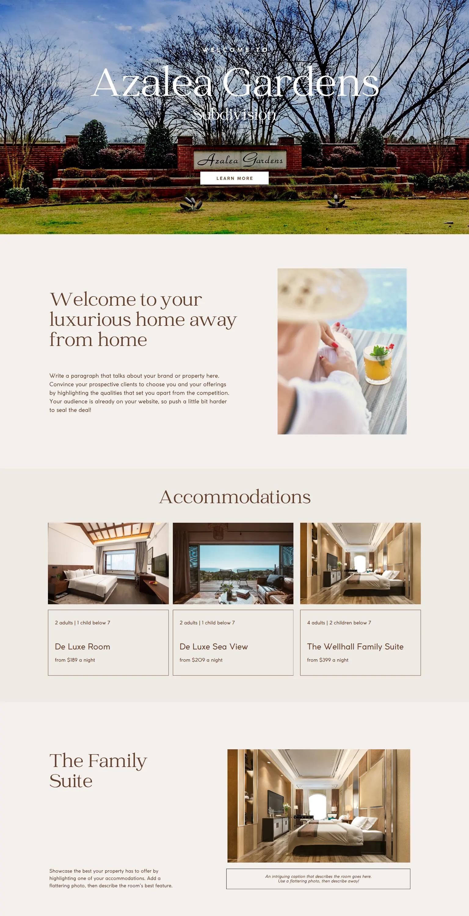 Azalea Gardens Subdivision screenshot