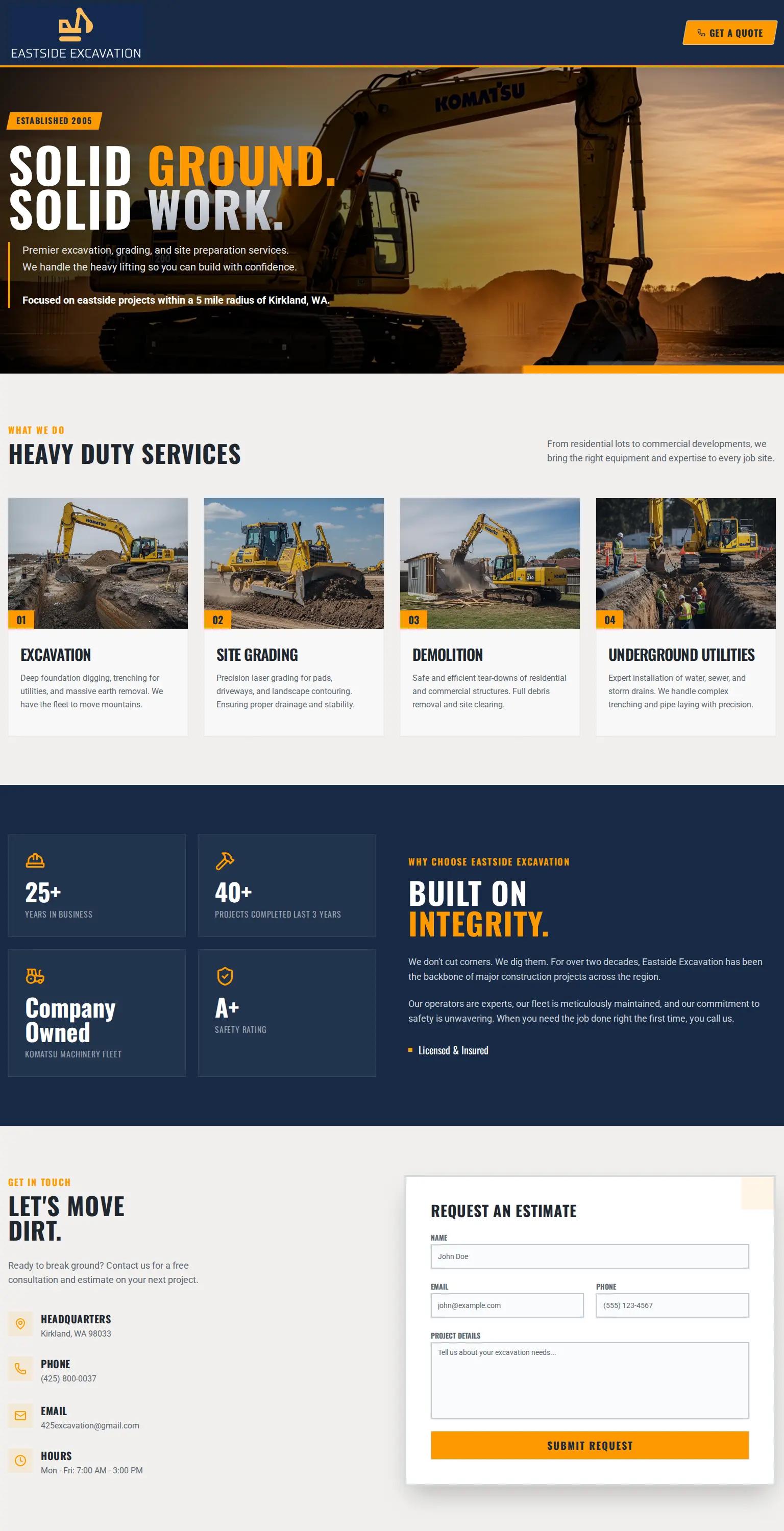 Eastside Excavation screenshot