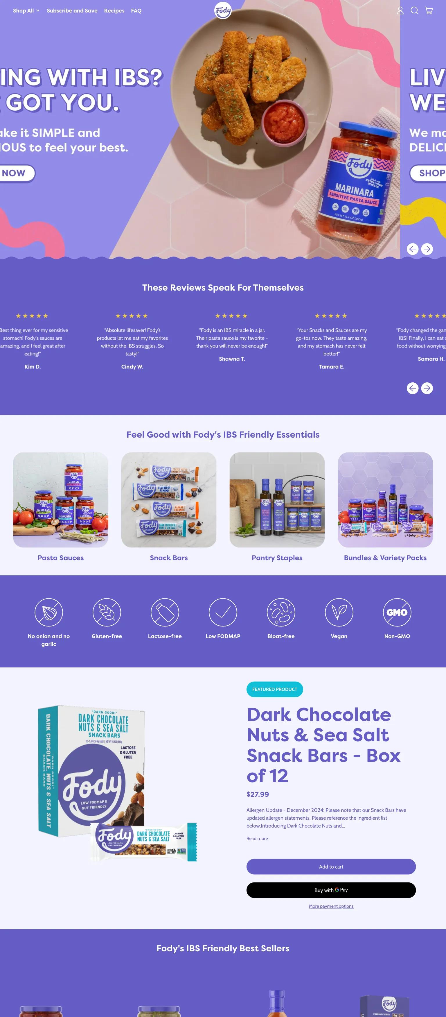 Fody Foods screenshot