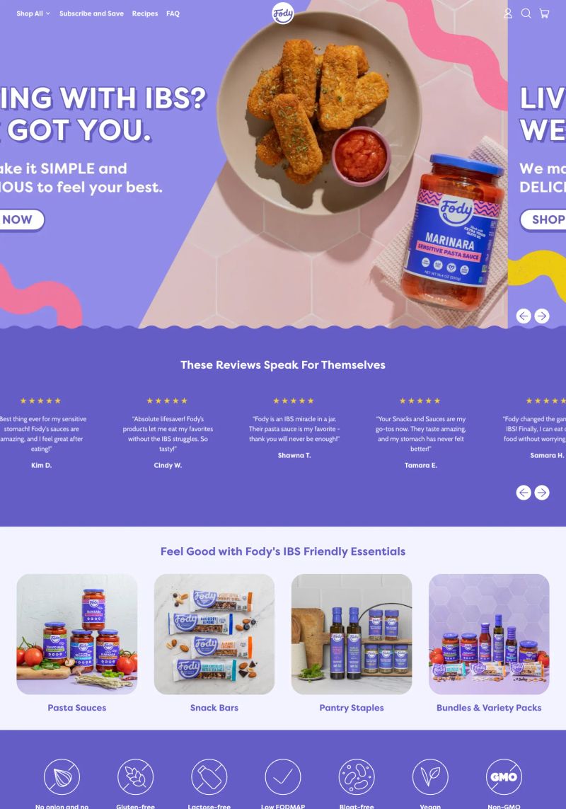 Fody Foods screenshot