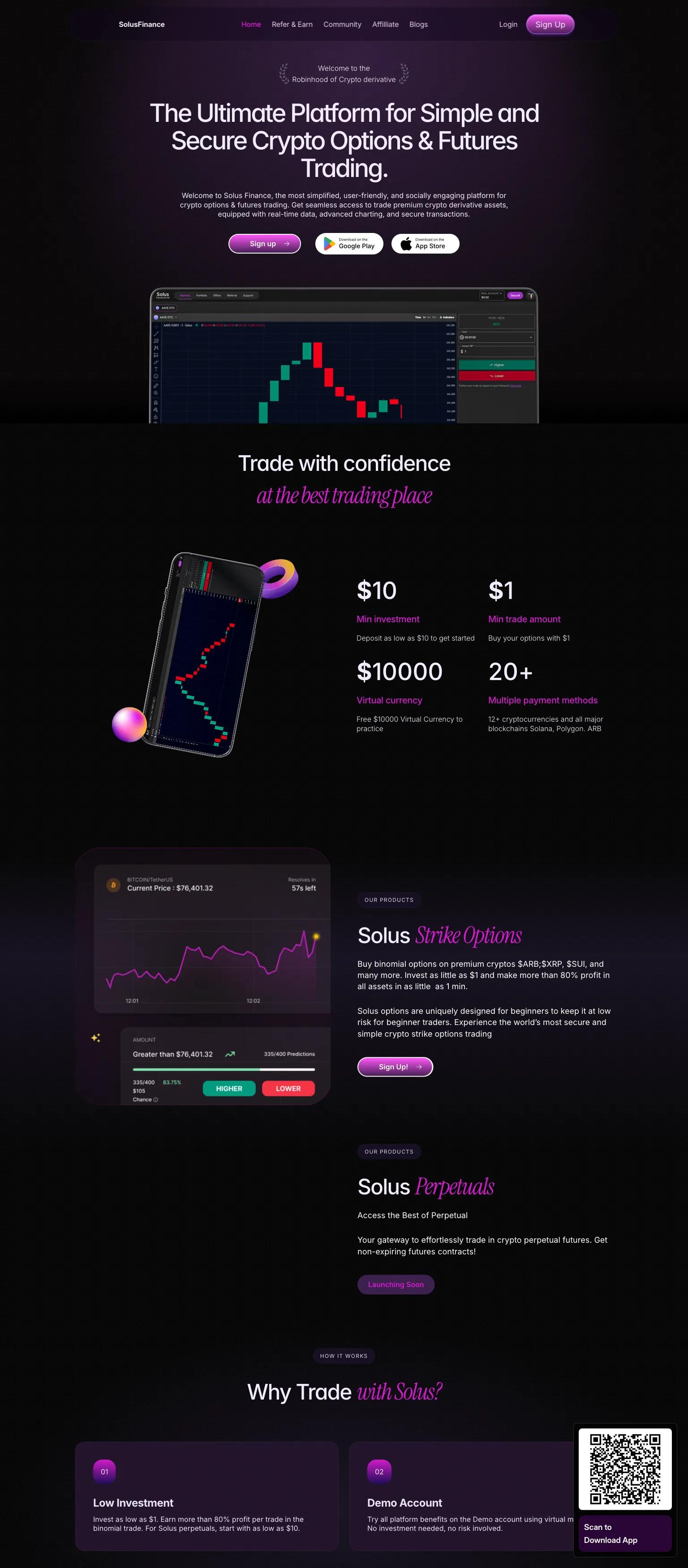 Solus Finance screenshot