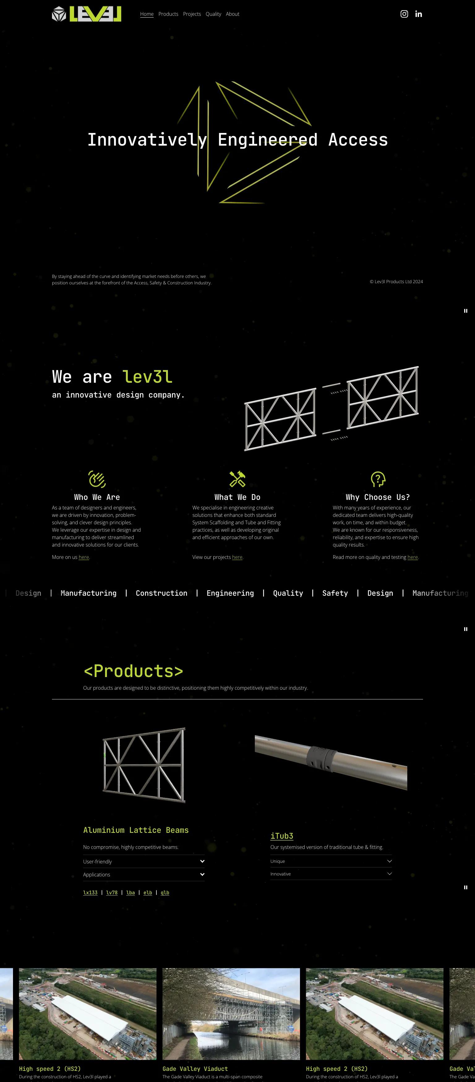 Lev3l Products Ltd screenshot