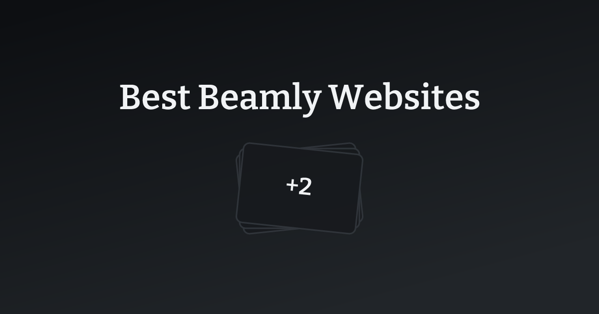 Best Beamly Websites with count