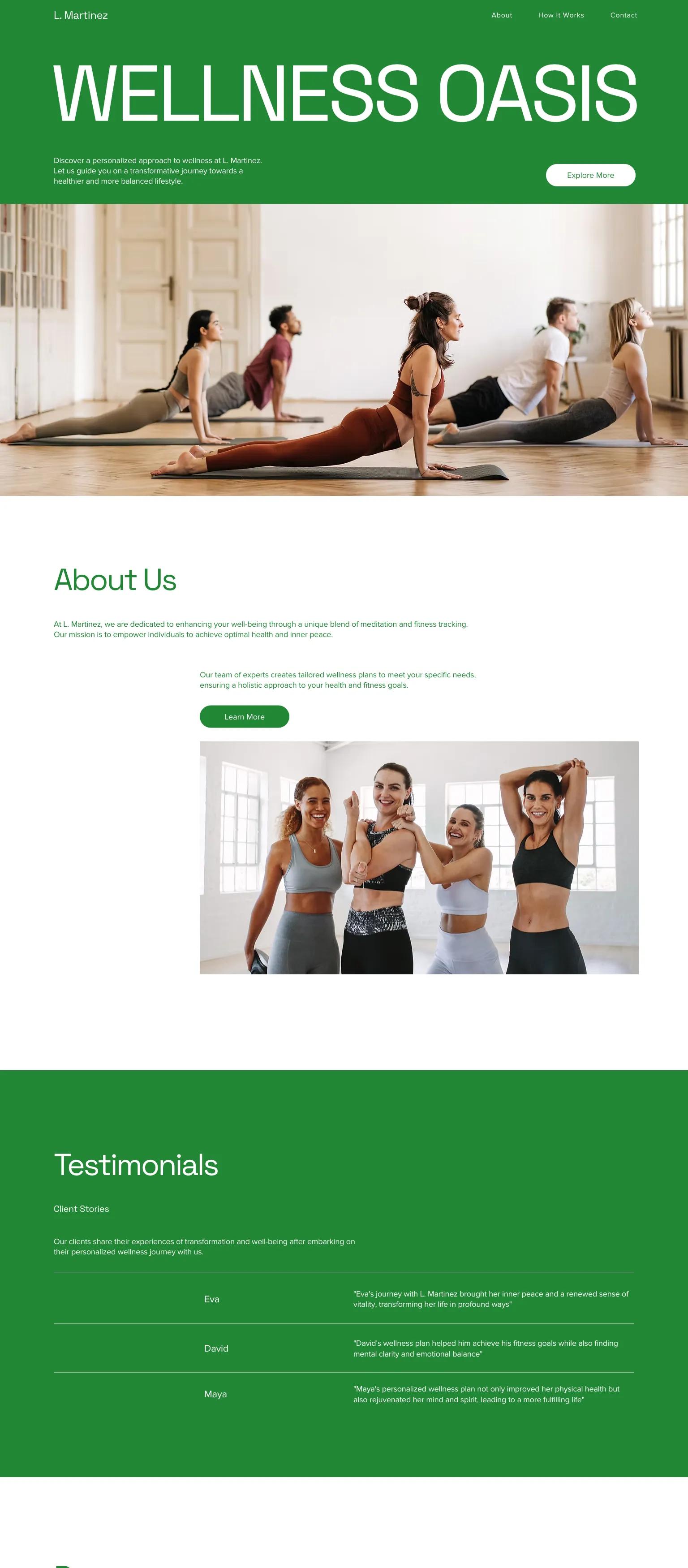 Wellness App (Energetic) screenshot